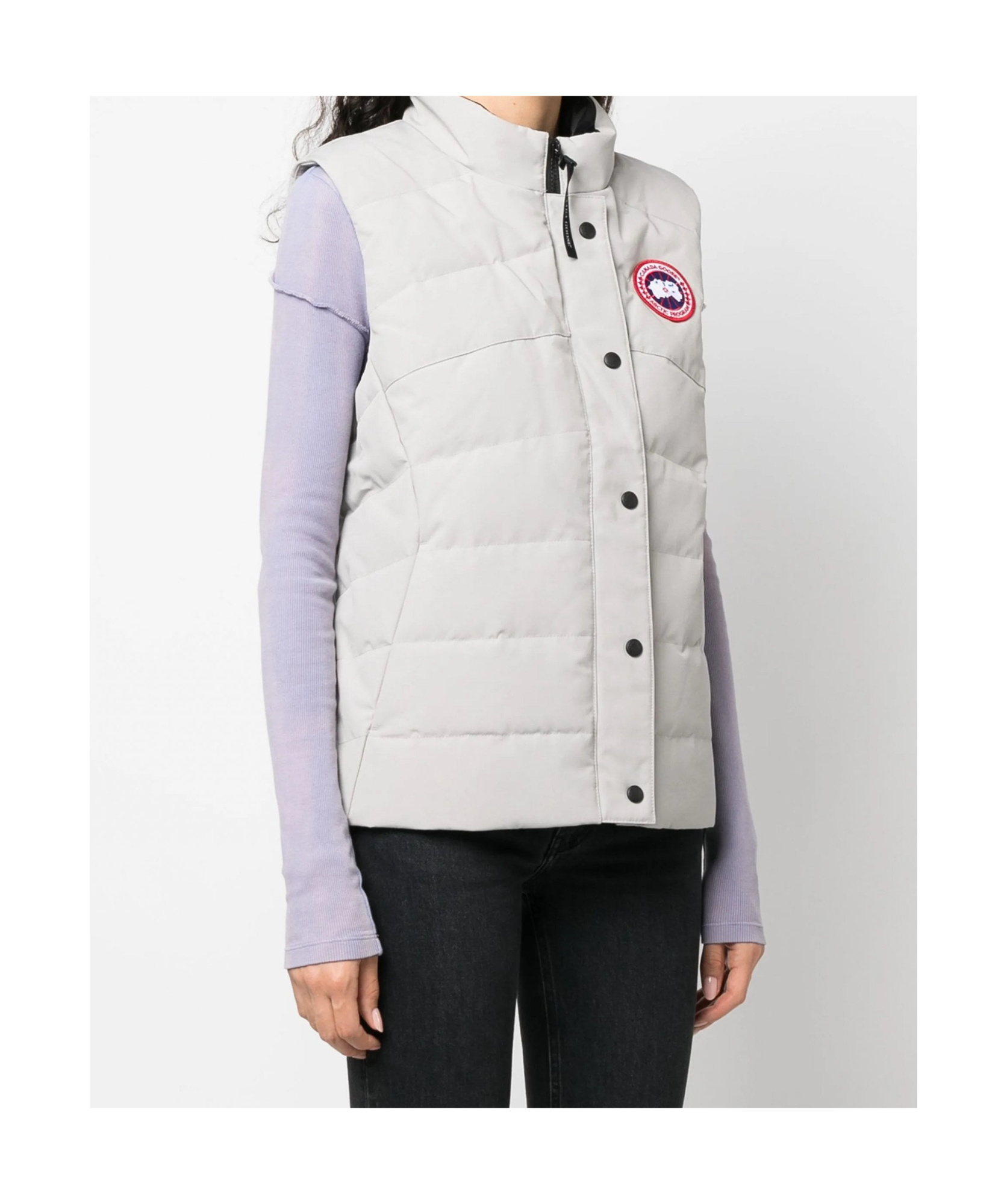 Canada Goose Freestyle Vest Down Jacket In White
