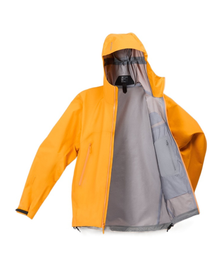 Arc'teryx Beta Gore-tex Zipper Casual Jacket In Yellow
