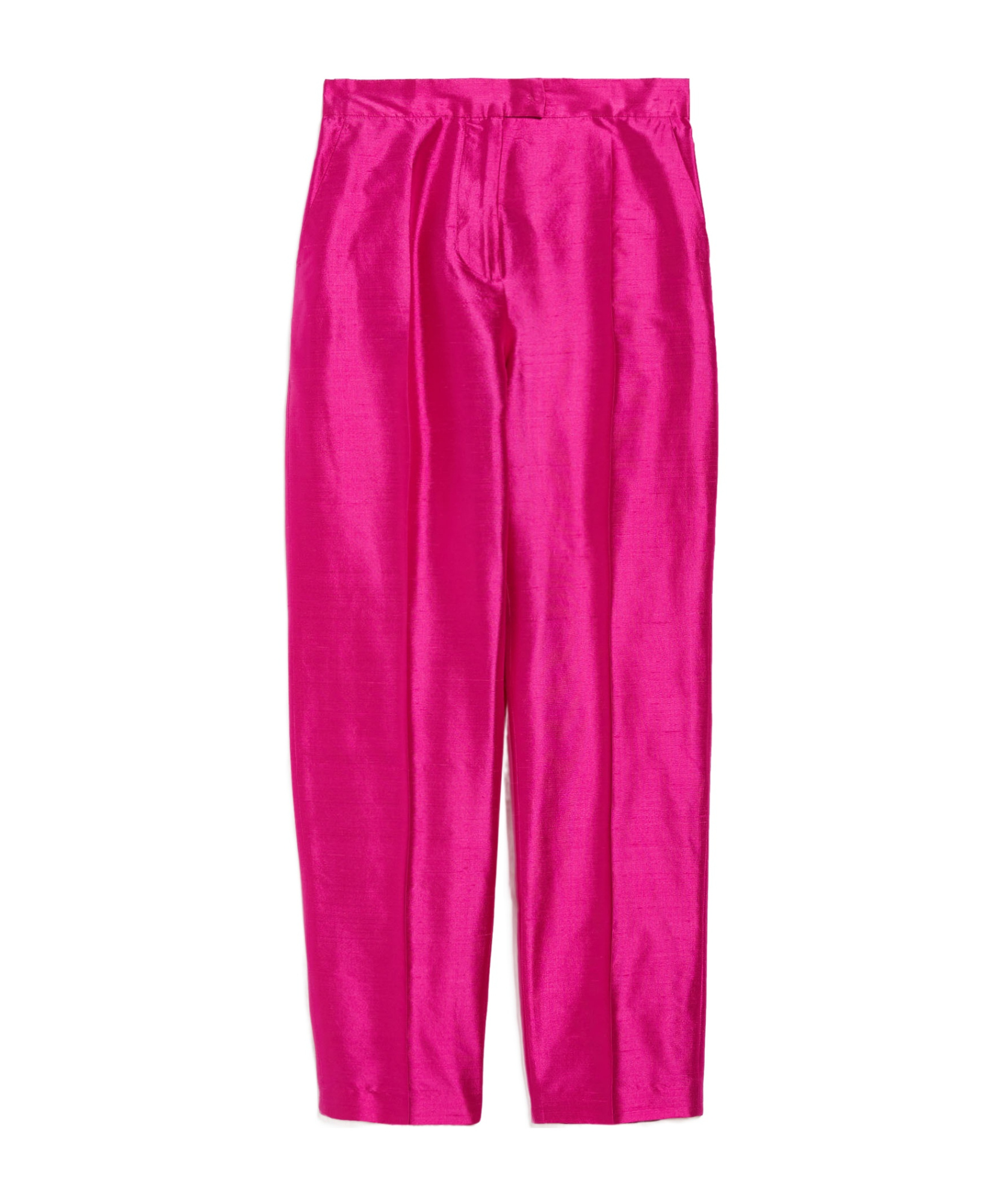 Max Mara Straight Slacks In Pink