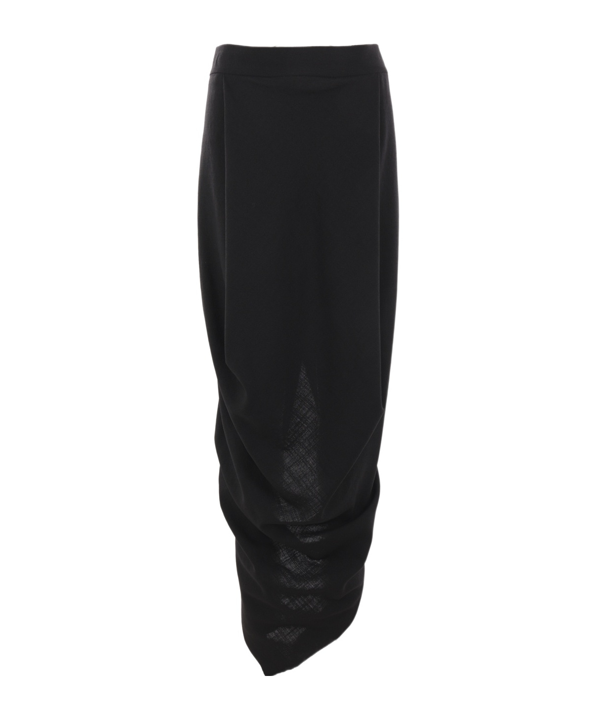 Shop Quira Asymmetrical Skirt In Black