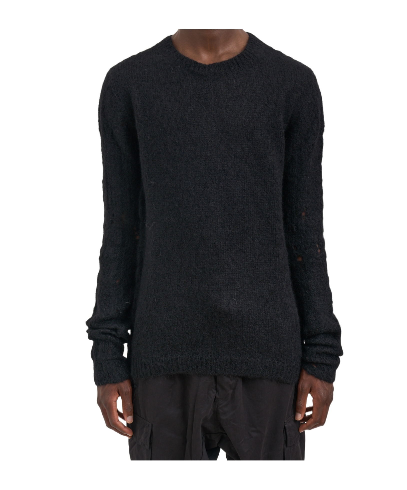 Thom Krom Crew Neck Sweater In Black