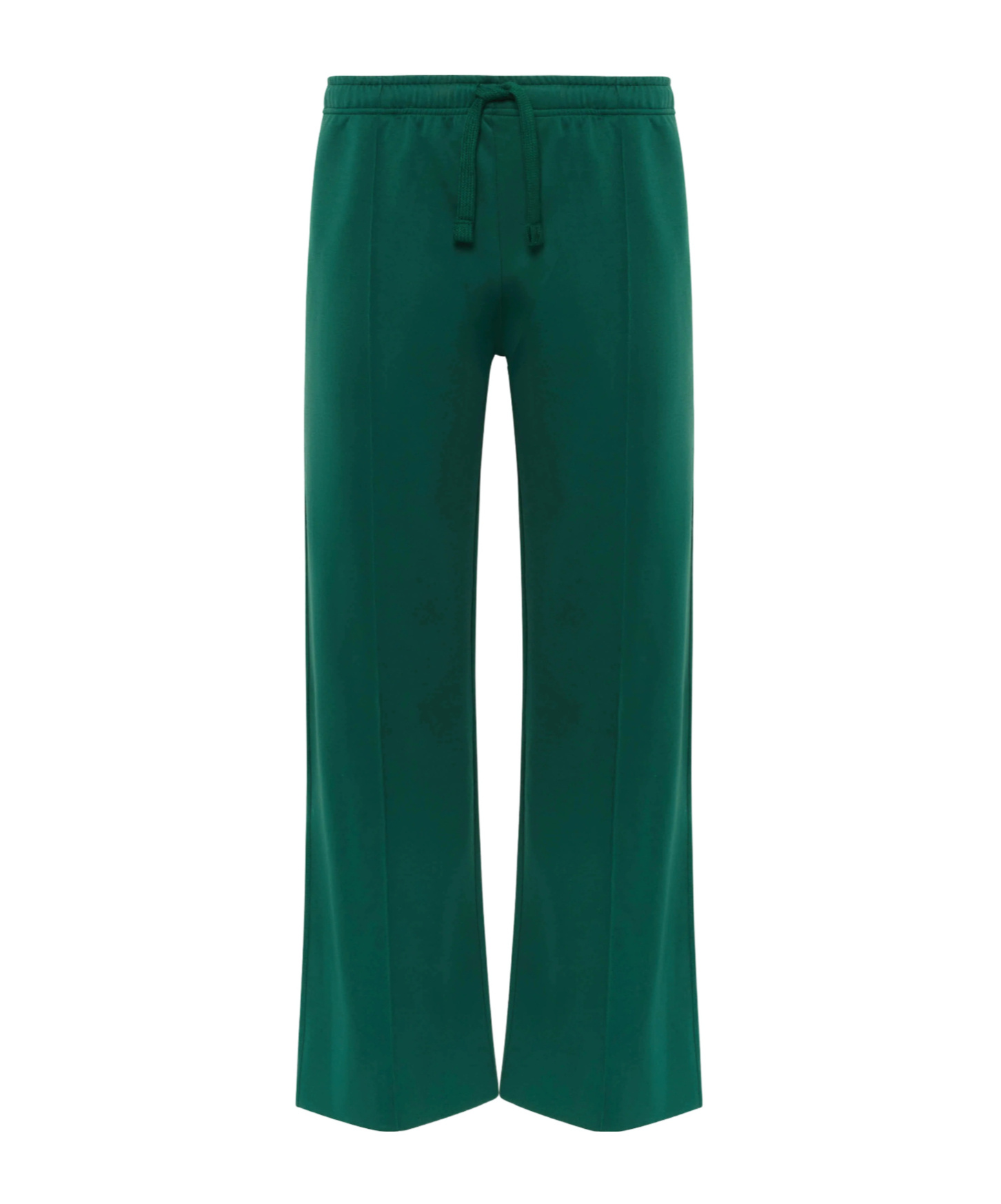 Jw Anderson Jersey Pintuck Sweatpants In Green