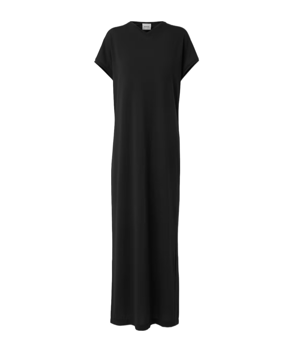 Khaite Short Sleeve Dress In Black