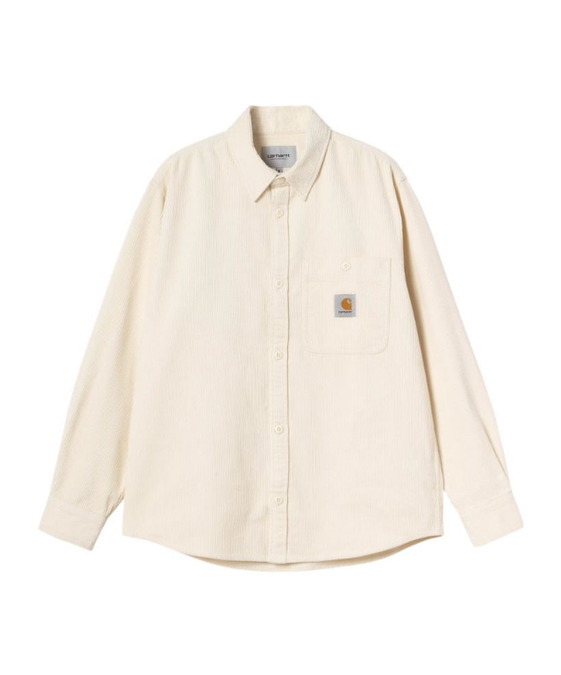 Carhartt Wip Logo-patch Button-up Shirt In Multi