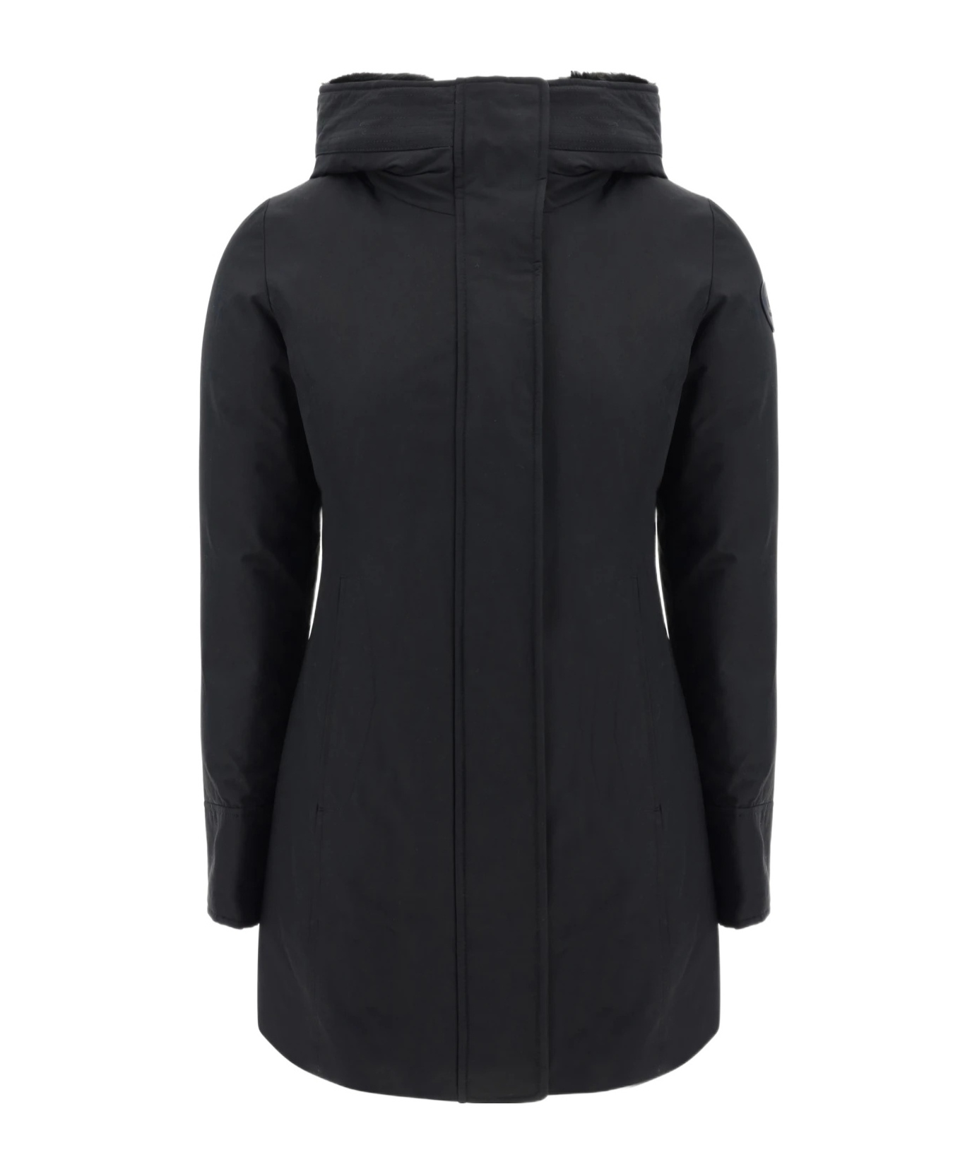 Woolrich Boulder Down Jacket In Black