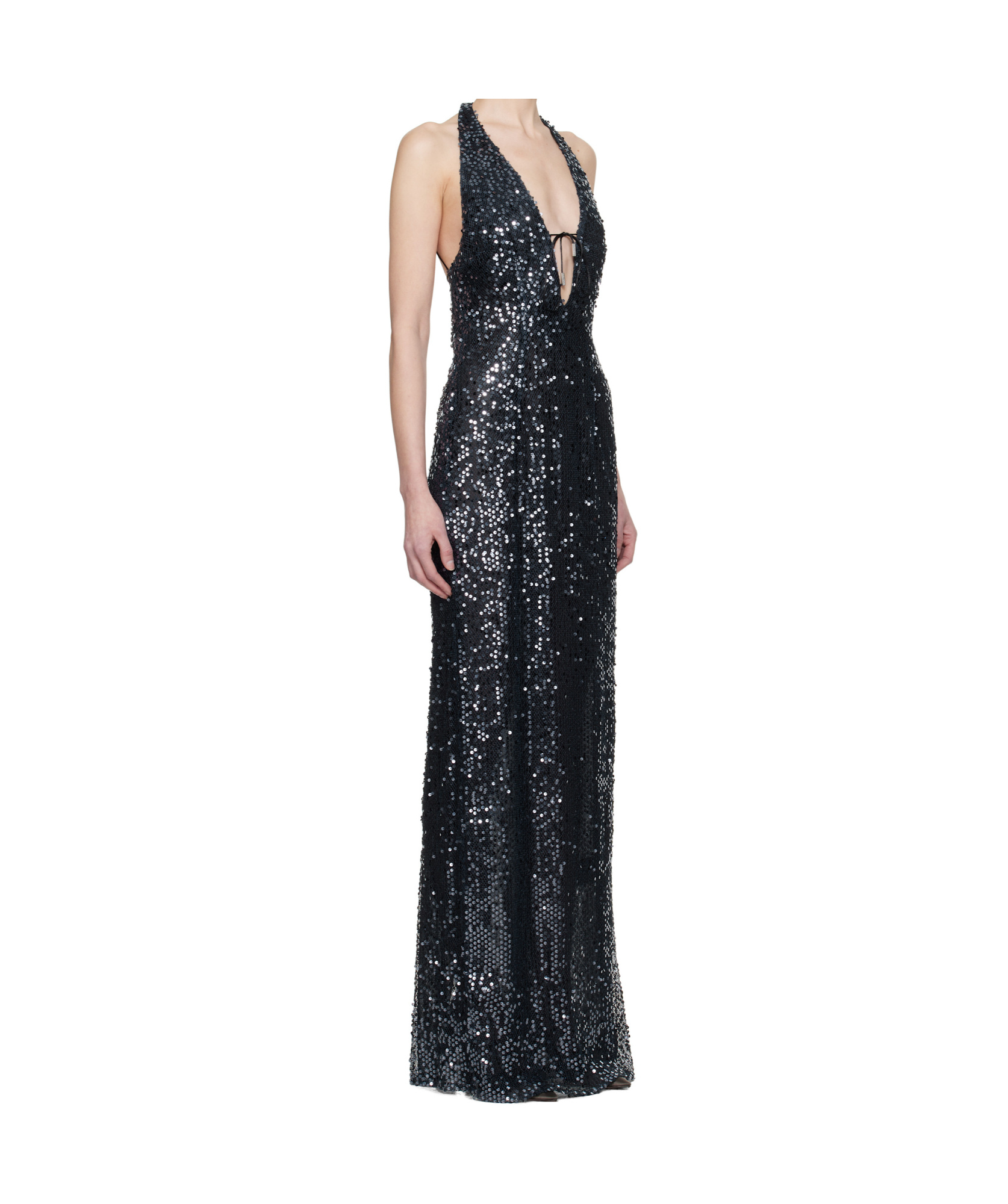 16arlington Navy Eima Maxi Dress In Navy Blue