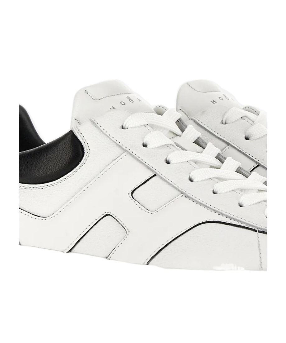 Hogan H-stripes Platform Sneakers In White