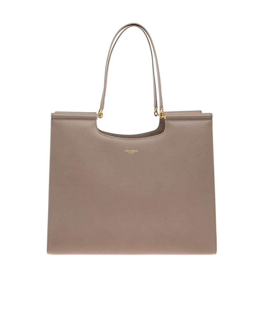Dolce & Gabbana Shopping Sicily Grande In Brown