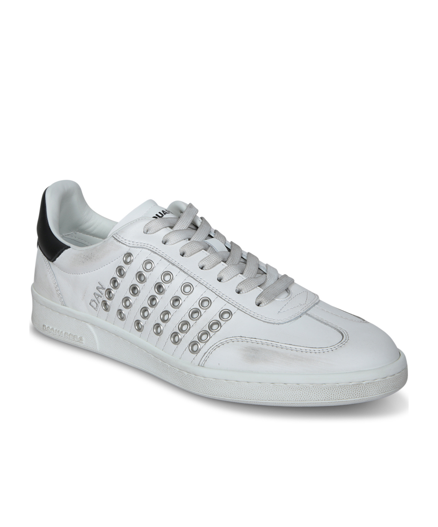 Dsquared2 Lace-up Low-cut Casual Shoes In White