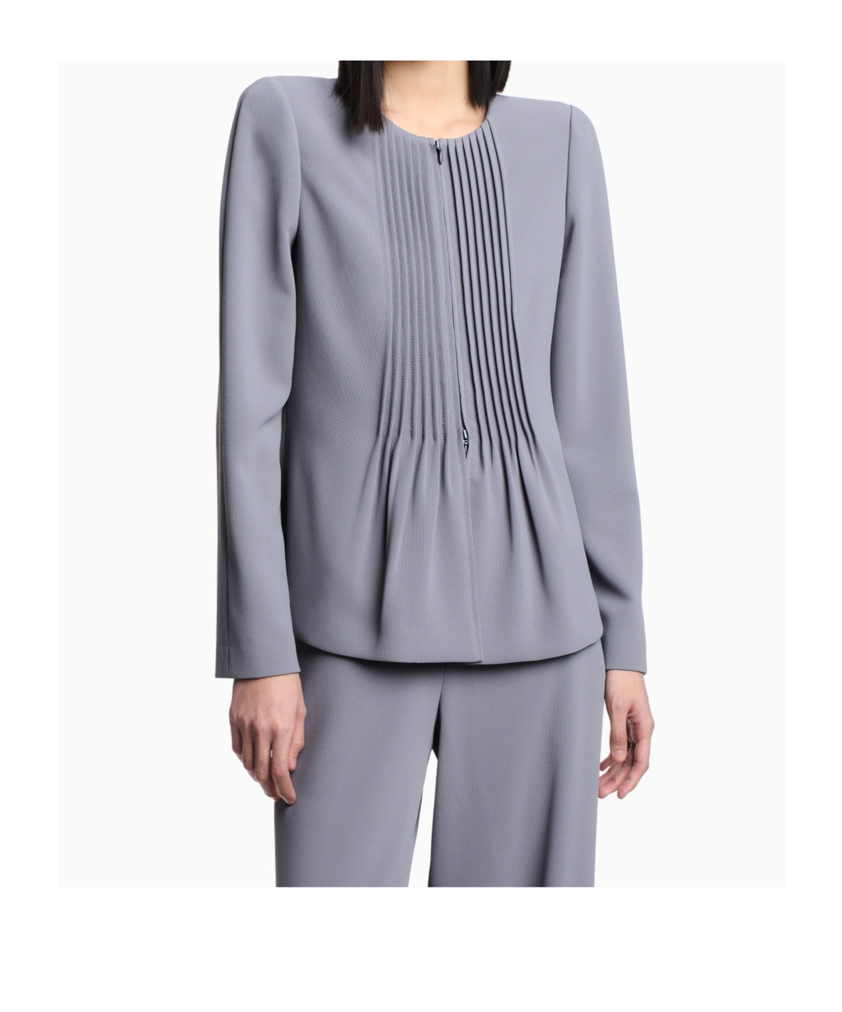 EMPORIO ARMANI PLEATED JACKET 
