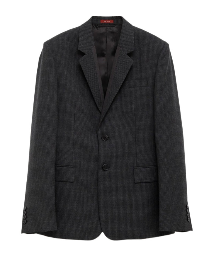 Gucci Long-sleeved Blazer In Black