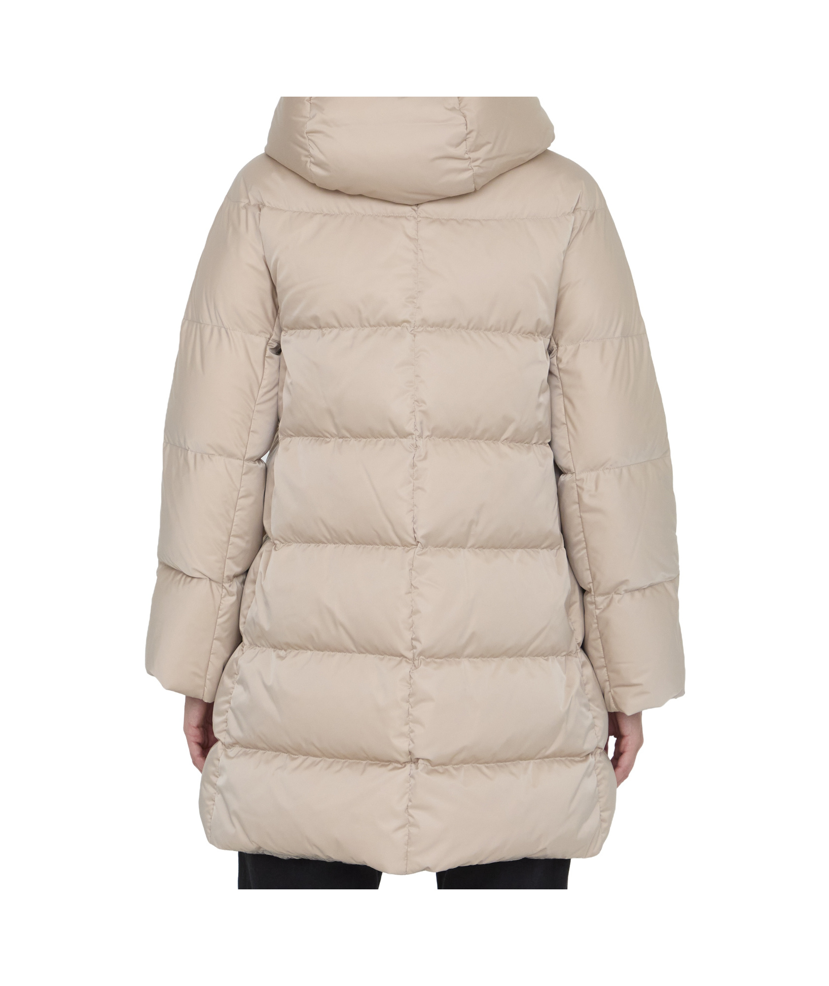 Herno Long-sleeved Down Jacket In Gray