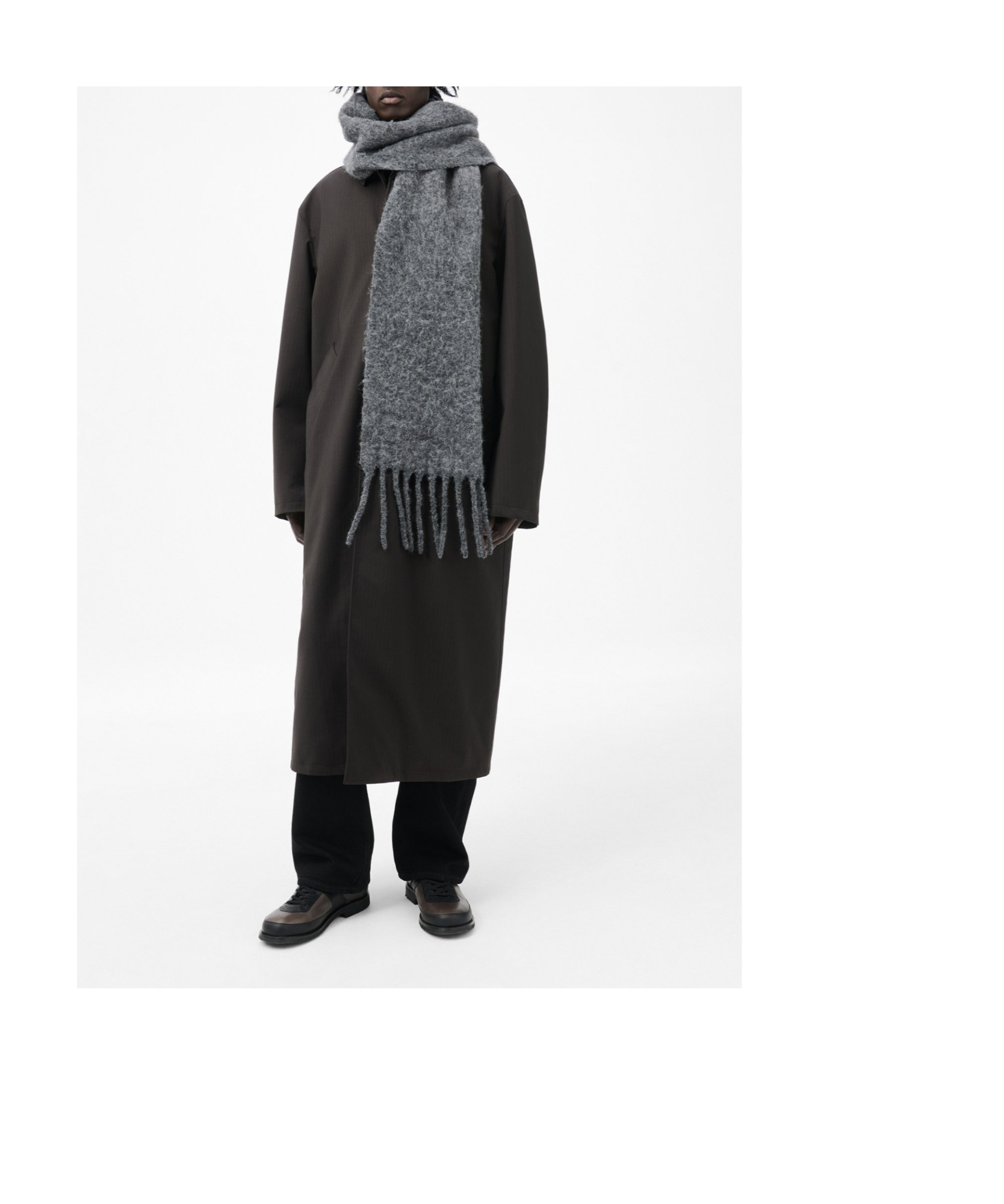 Our Legacy Tassel Scarf In Gray