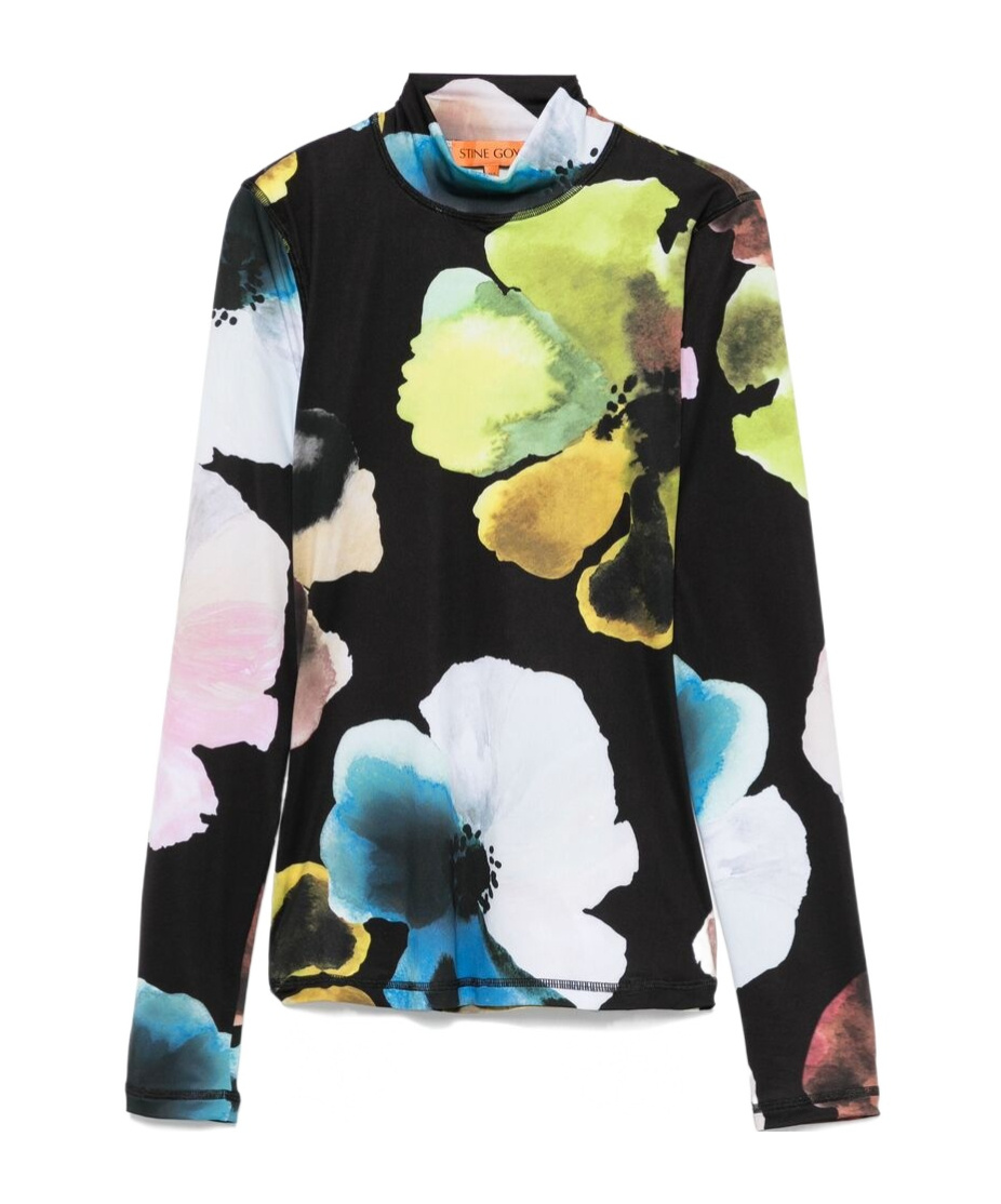 Stine Goya High-neck Top In Black