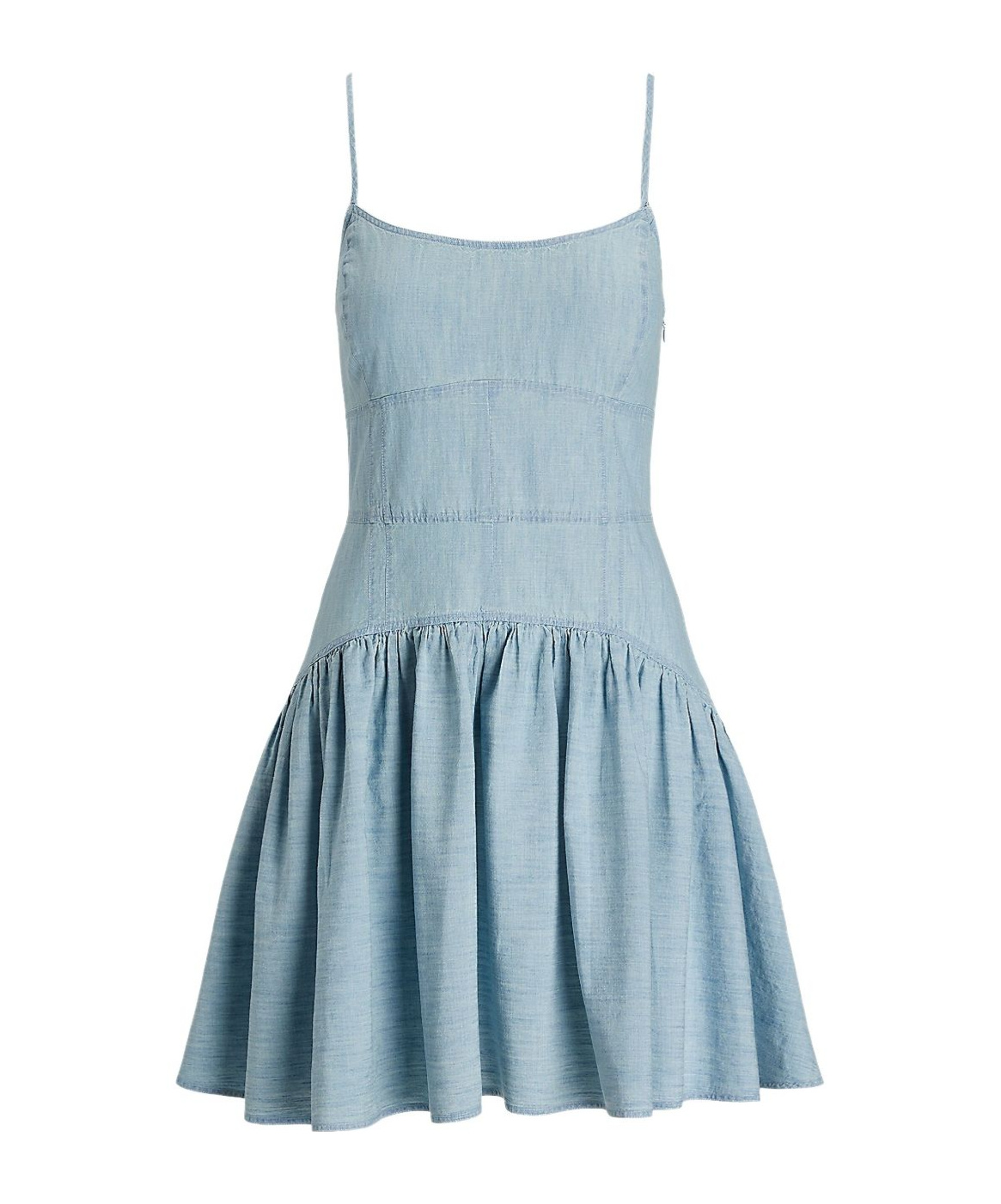 Polo Ralph Lauren Cotton Sleeveless Dress In Blue