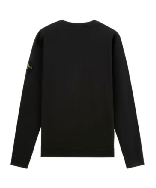 Shop Stone Island Long-sleeved Sweater In Black