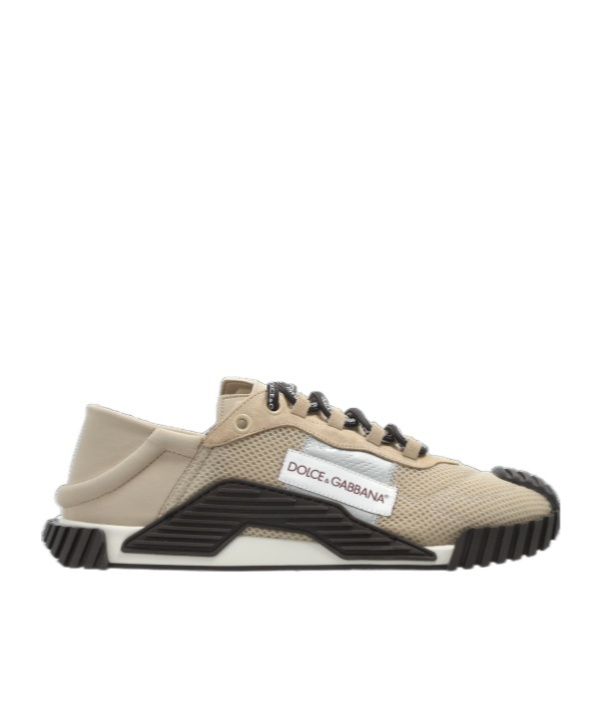 Dolce & Gabbana Ns1 Sneakers Mit Mesh-einsatz In Animal Print