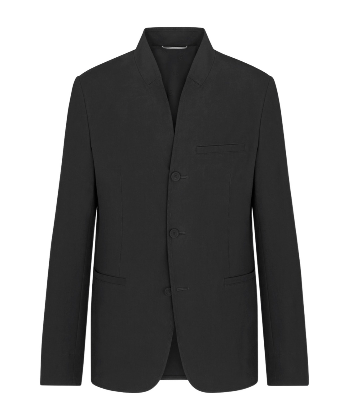 Dior Long-sleeved Button-down Casual Jacket In Black