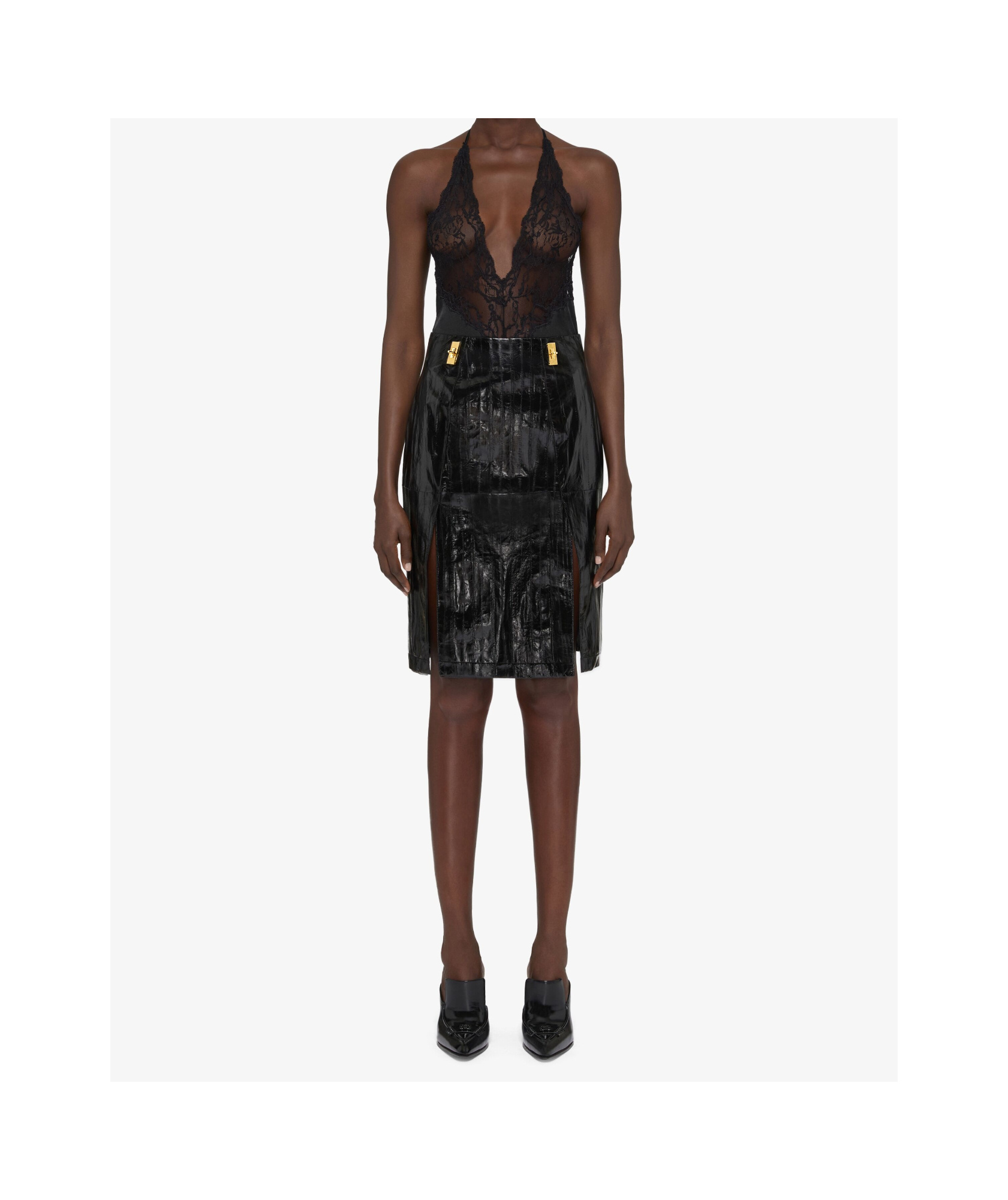 Givenchy V-neck Jumpsuit In Black