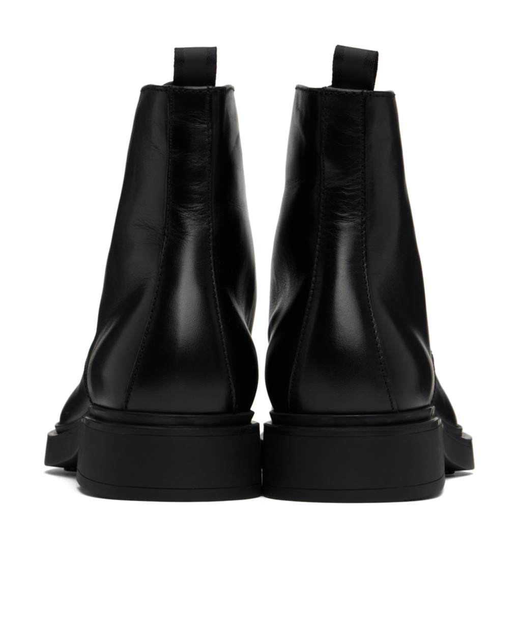 Officine Creative Engineer 005 Round Head Boots In Black