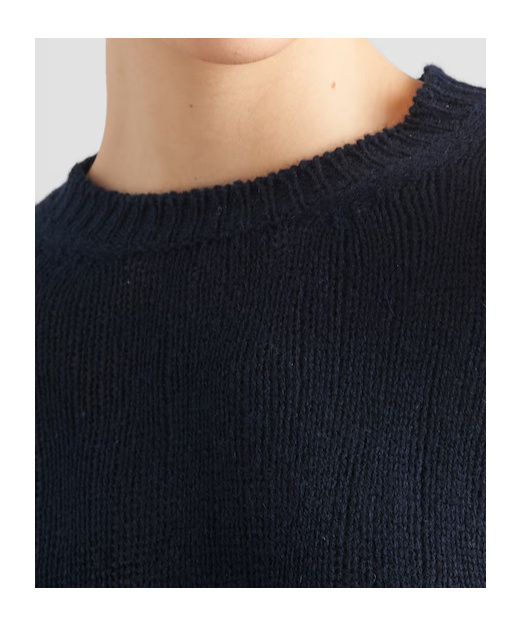 Prada Cashmere Crewneck Knitwear F 5 In Blue