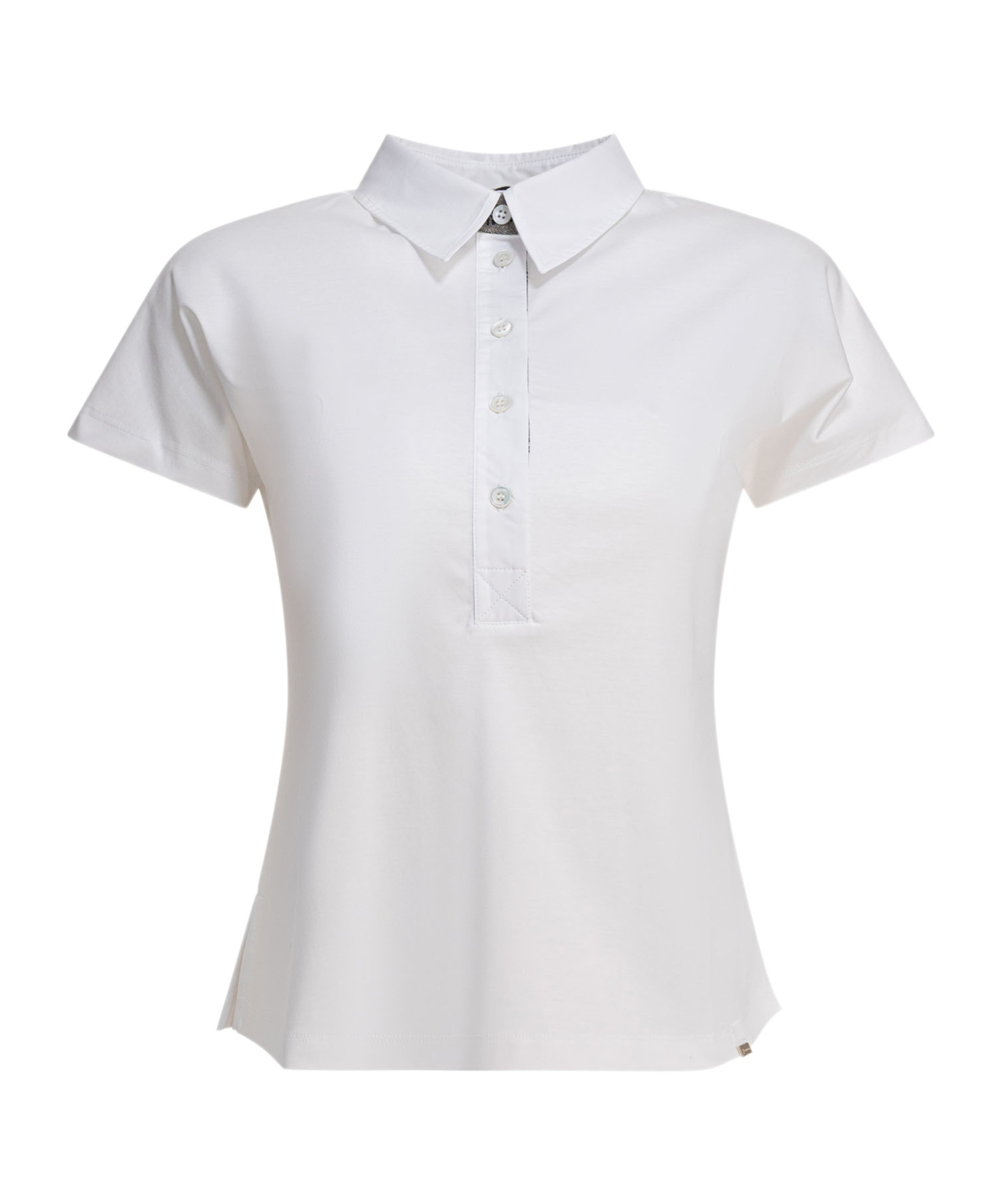 Herno Collared Neck Short Sleeves Side Slits In White