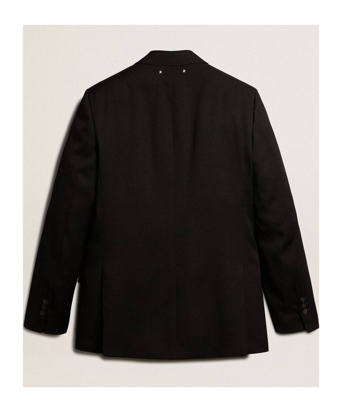 Golden Goose Men's Double-breasted Wool Jacket In Black