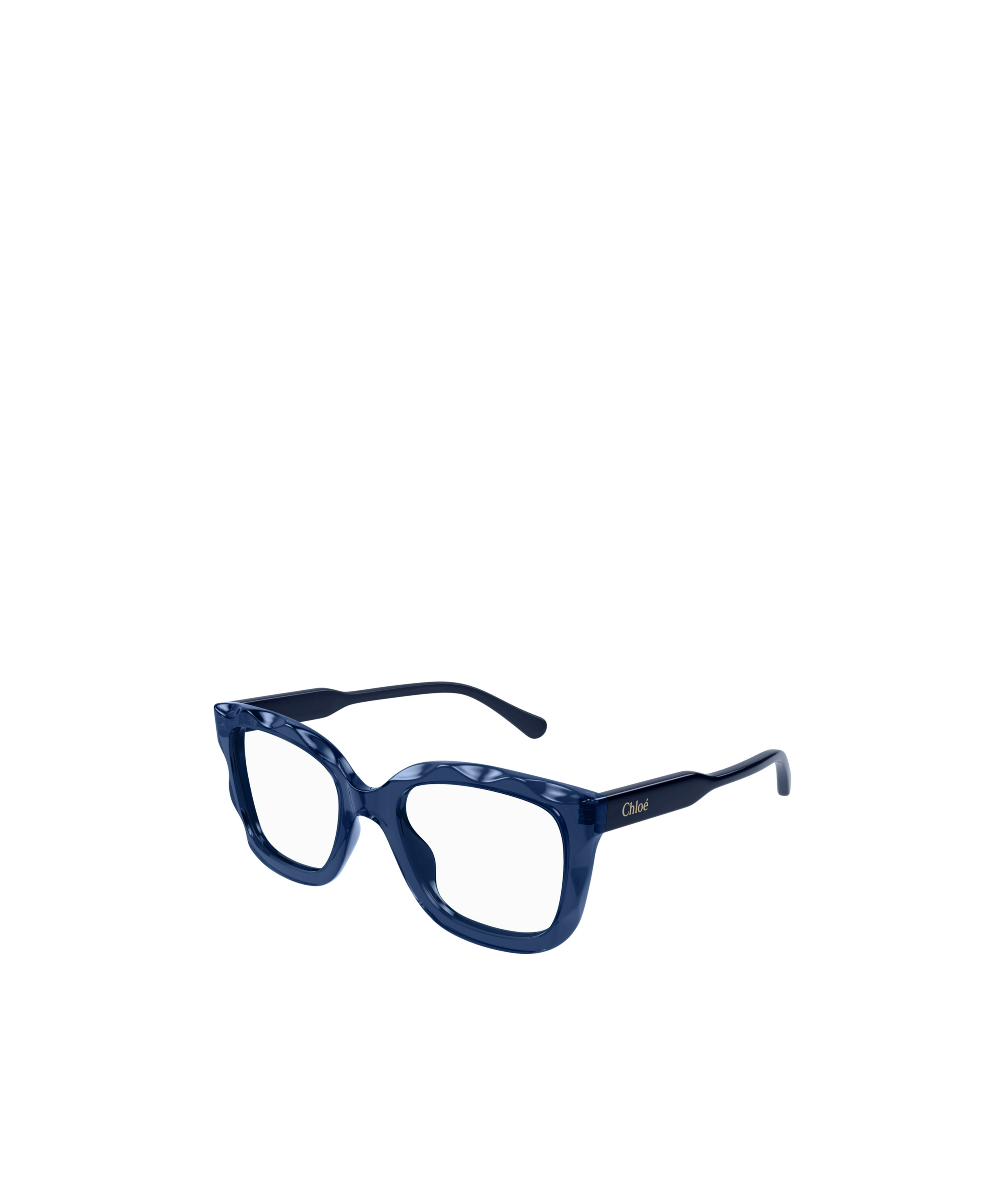 Chloé Geometric-frame Glasses In Blue