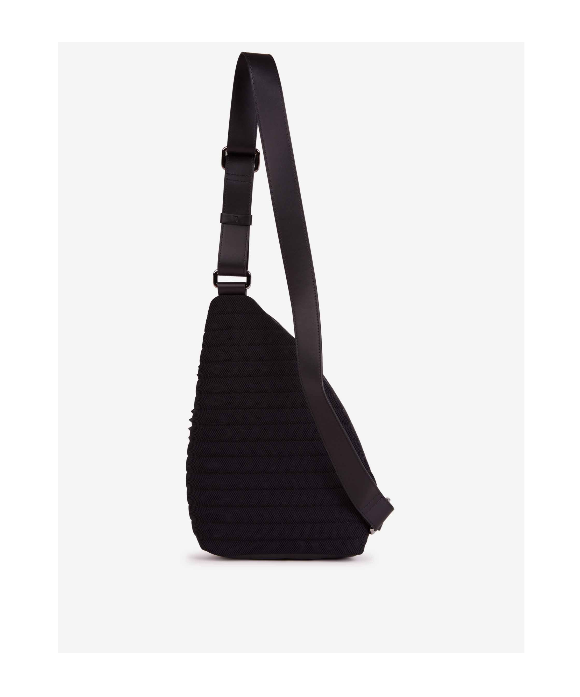 Christian Louboutin Zippered Crossbody Bag In Black