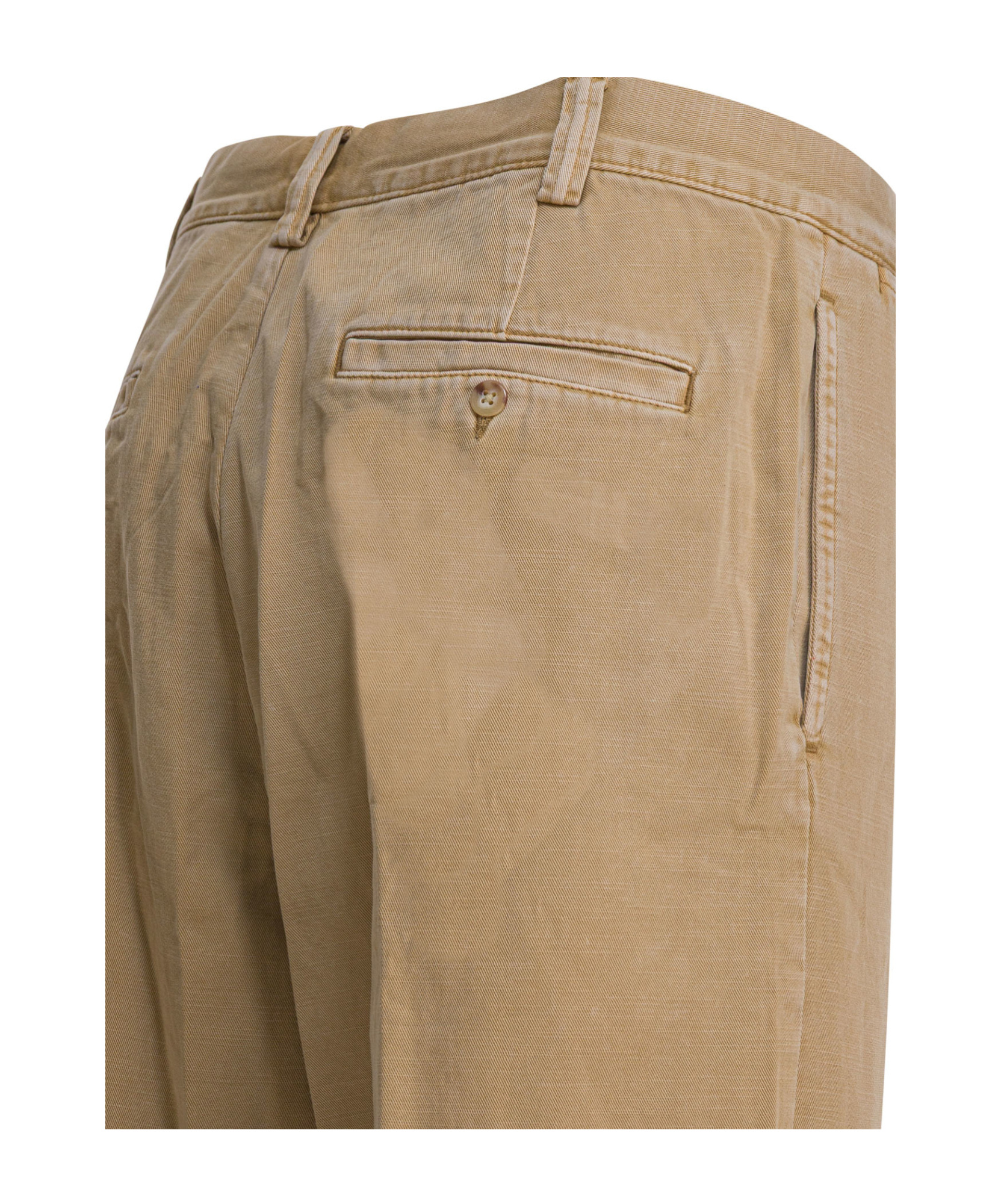 Polo Ralph Lauren Beige Cotton Trousers In Brown