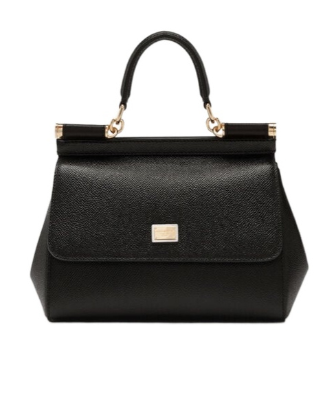 Dolce & Gabbana Medium Siicily Shoulder Bag In Black