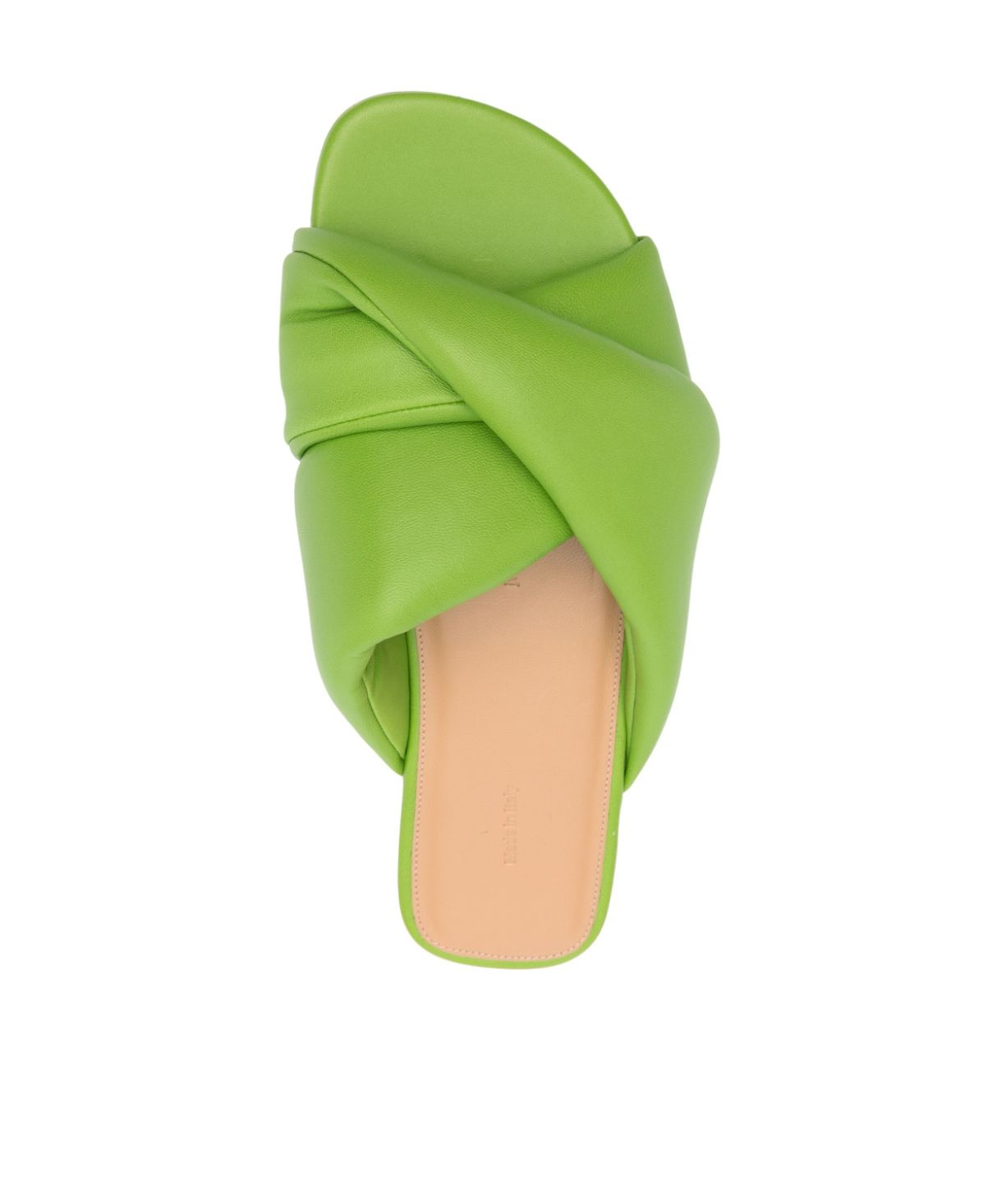 Jw Anderson Round Head Slippers In Green