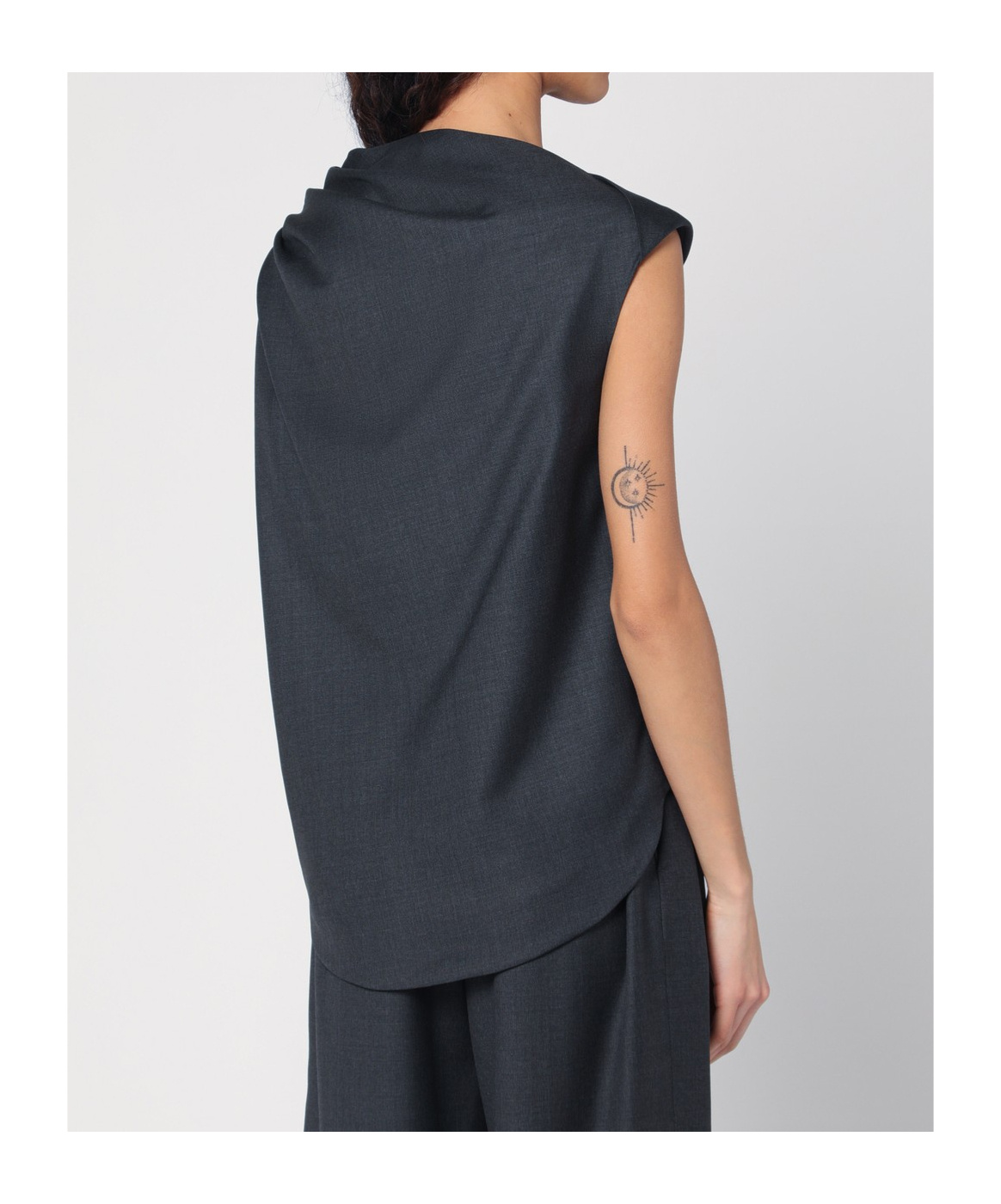 Shop Loulou Studio Pendant Blouse In Black