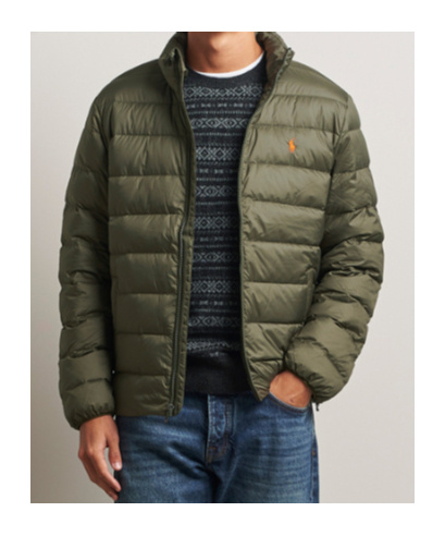 Polo Ralph Lauren Quilted Insulated Bomber Jacket In Multi