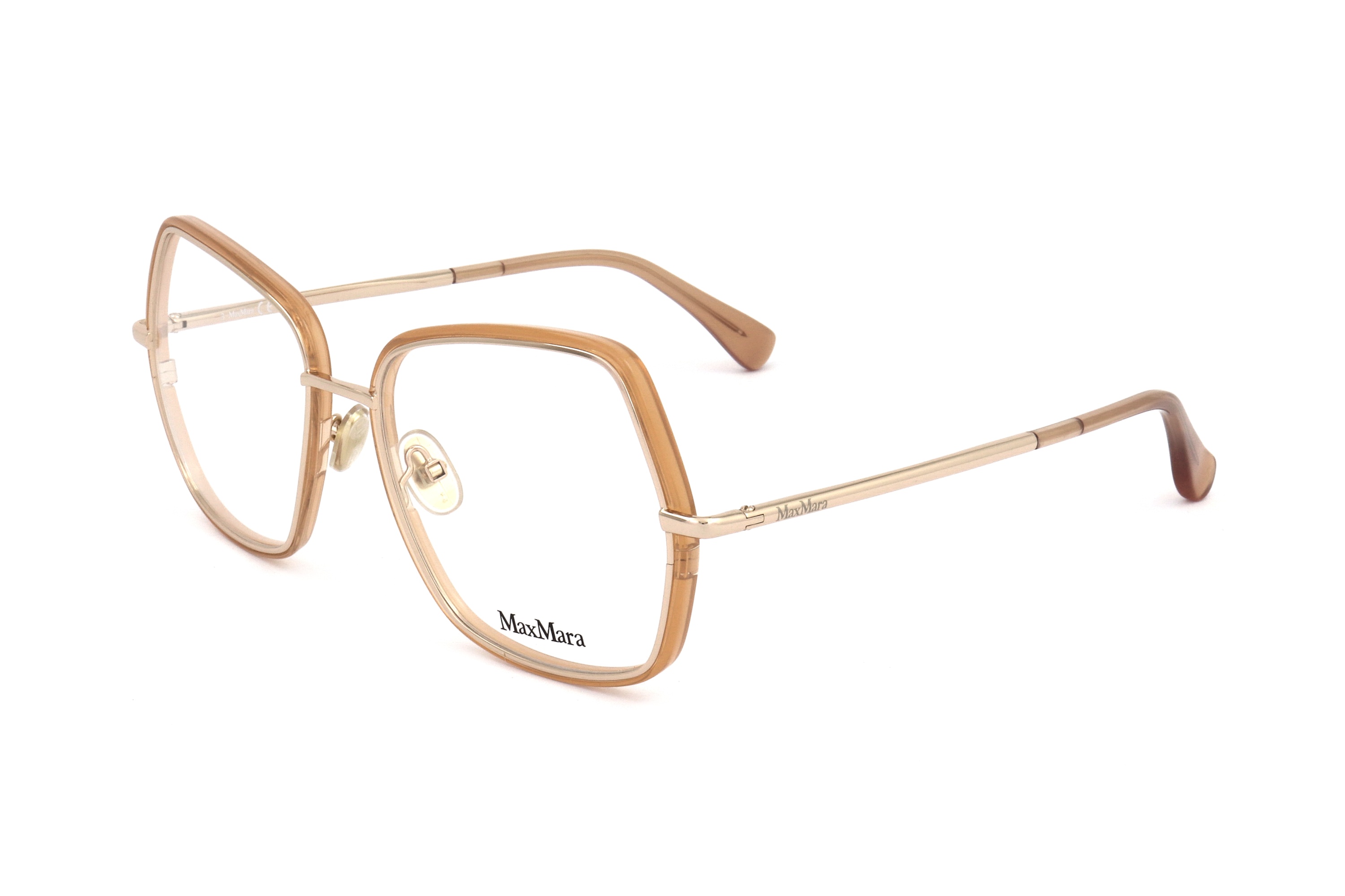 Max Mara Geometric Frame Glasses