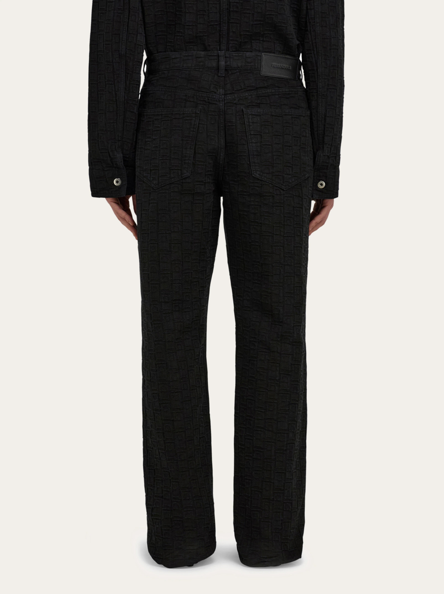 Ferragamo Monogram Five Pocket Trousers