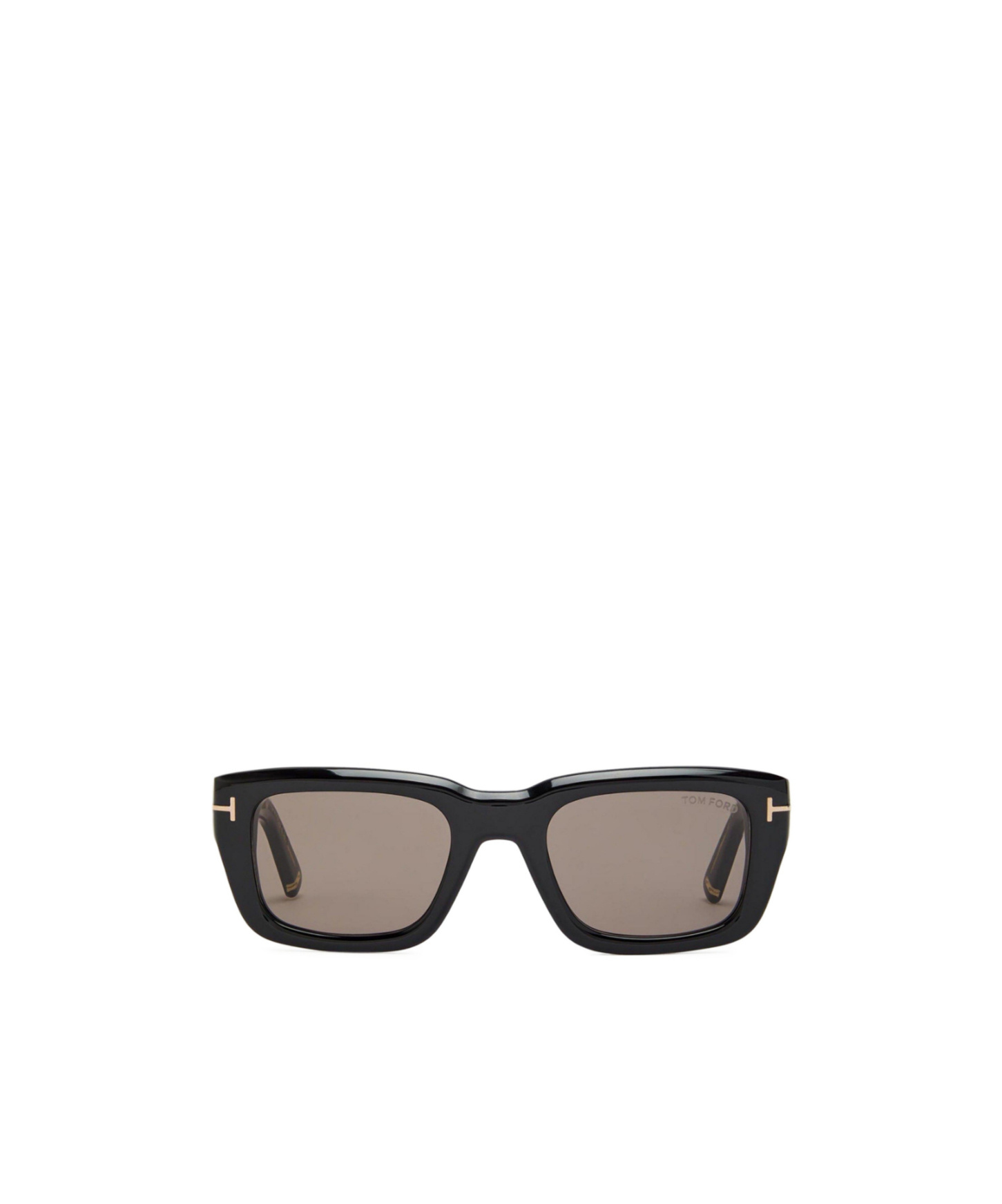 Tom Ford Thick-rimmed Rectangular Sunglasses In Black