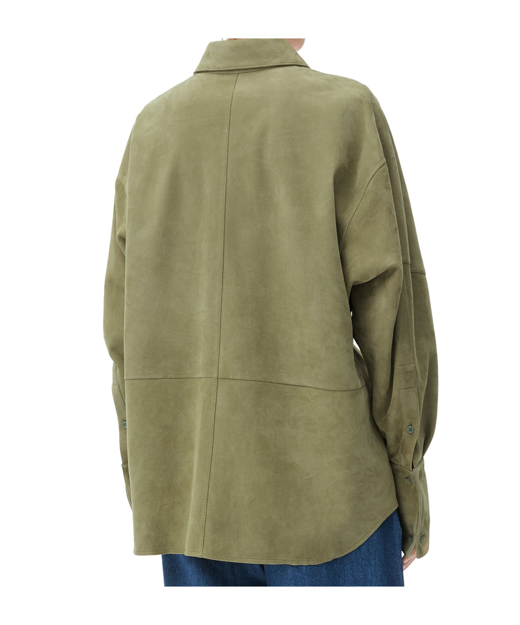 Loewe Draped Shirt In Gray