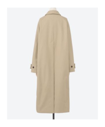 Studio Nicholson Lapel Trench Coat In Brown