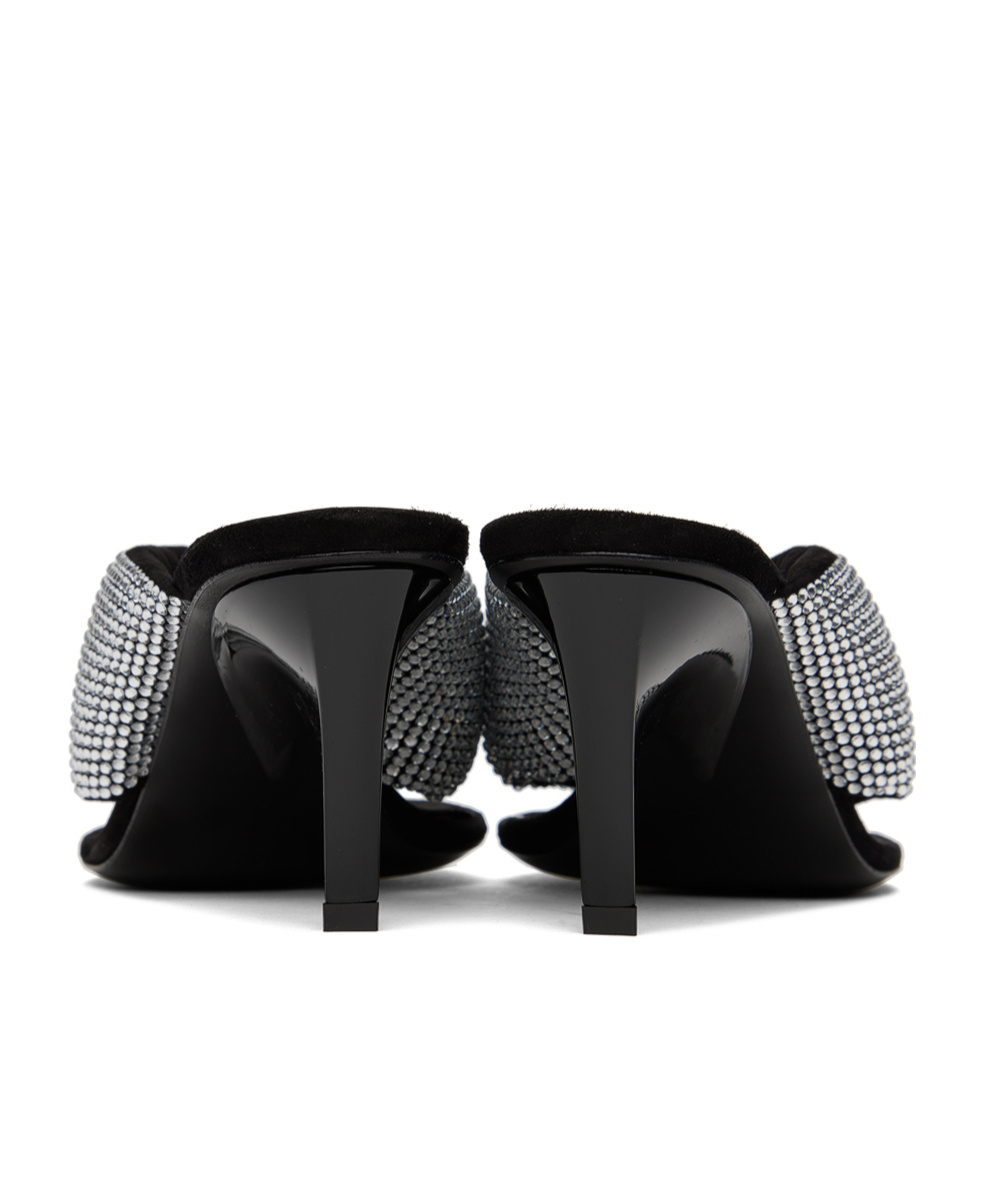 Attico Sandalo ''rem'' Black E Silver In Black