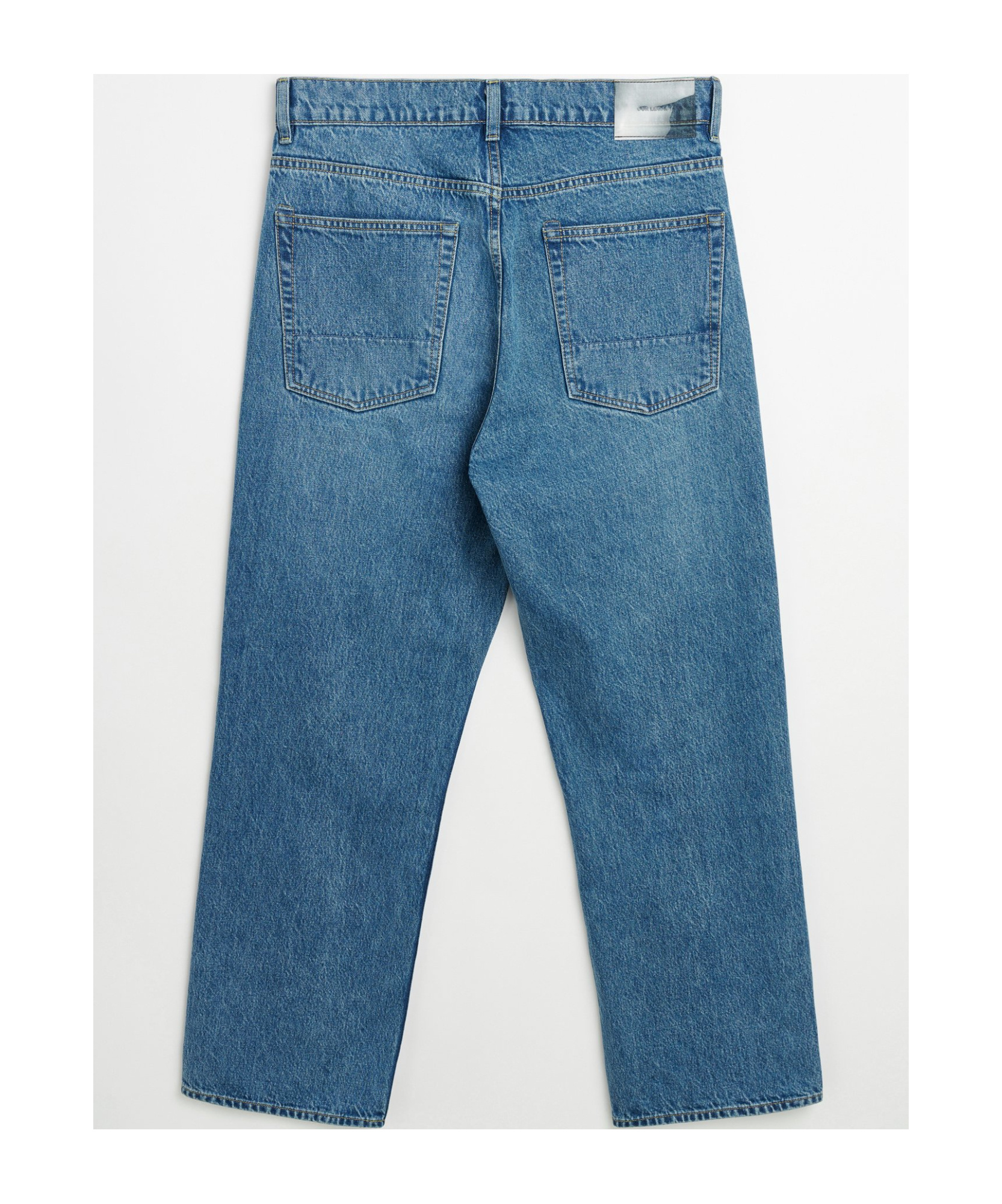 Our Legacy Third Cut Logo-patch Jeans In Blue