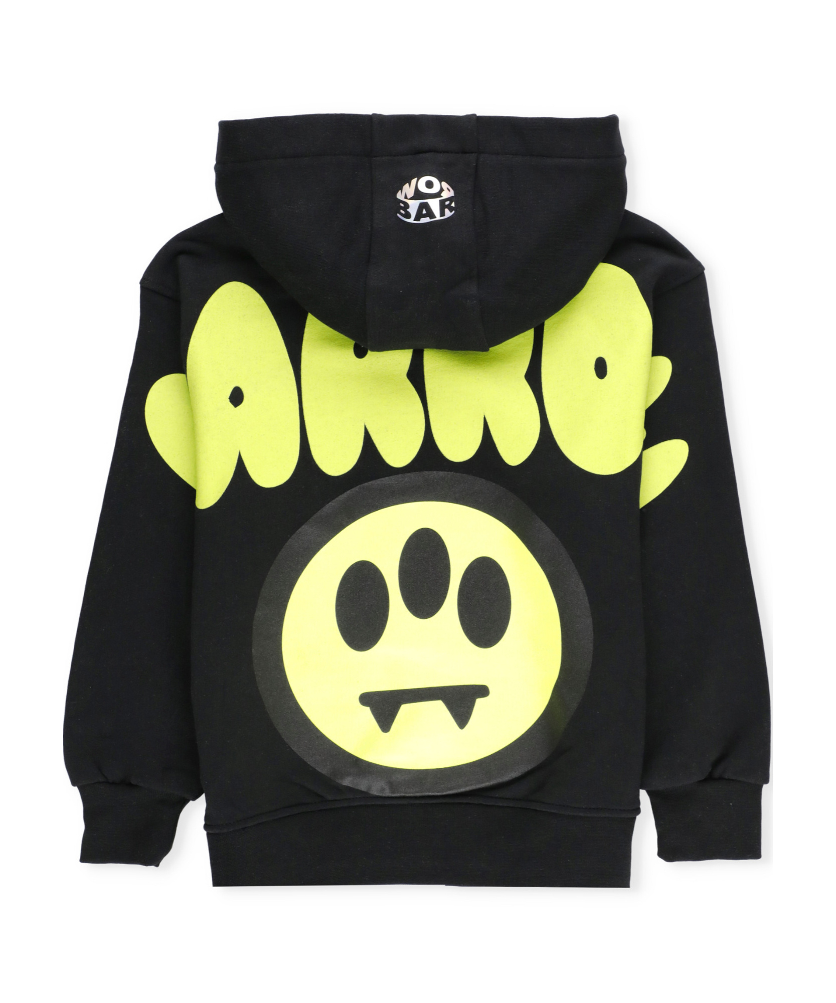 Barrow Logo-print Cotton Hoodie In Black