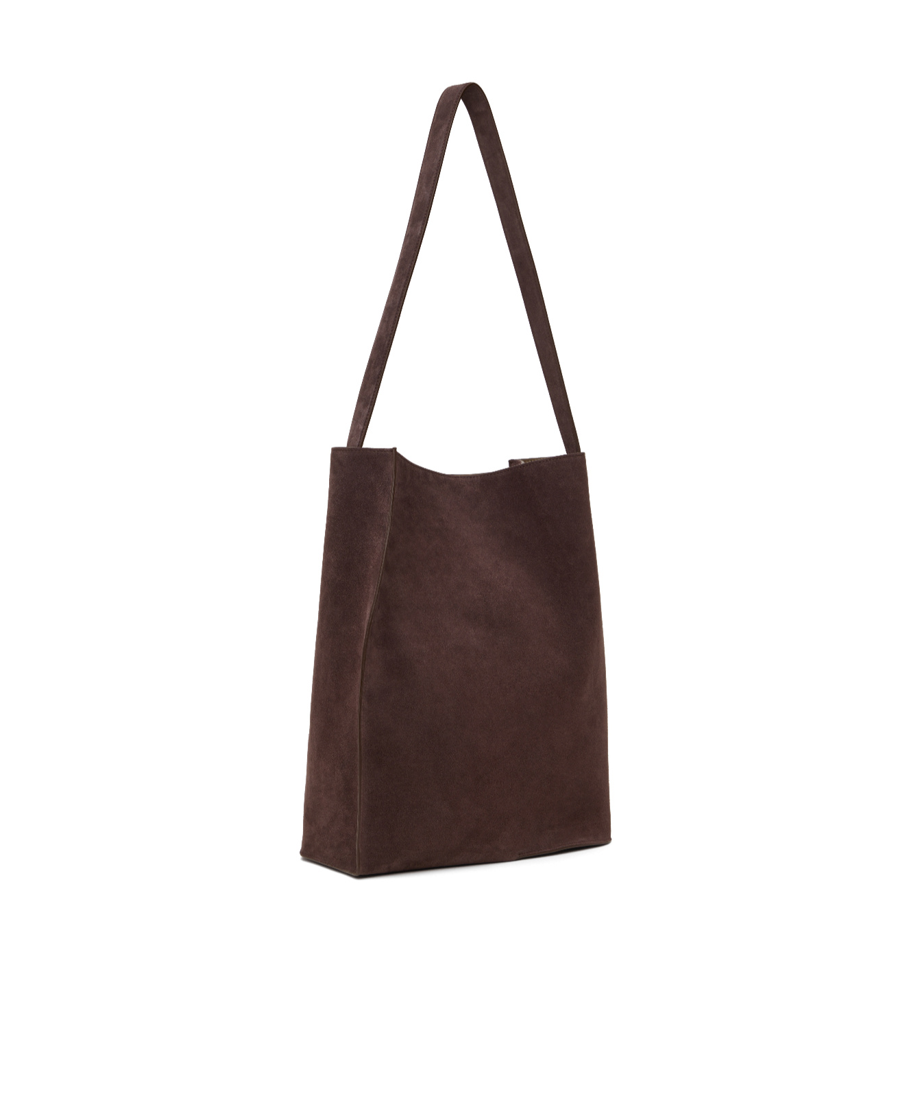 Studio Nicholson Suede Shoulder Bag In Brown
