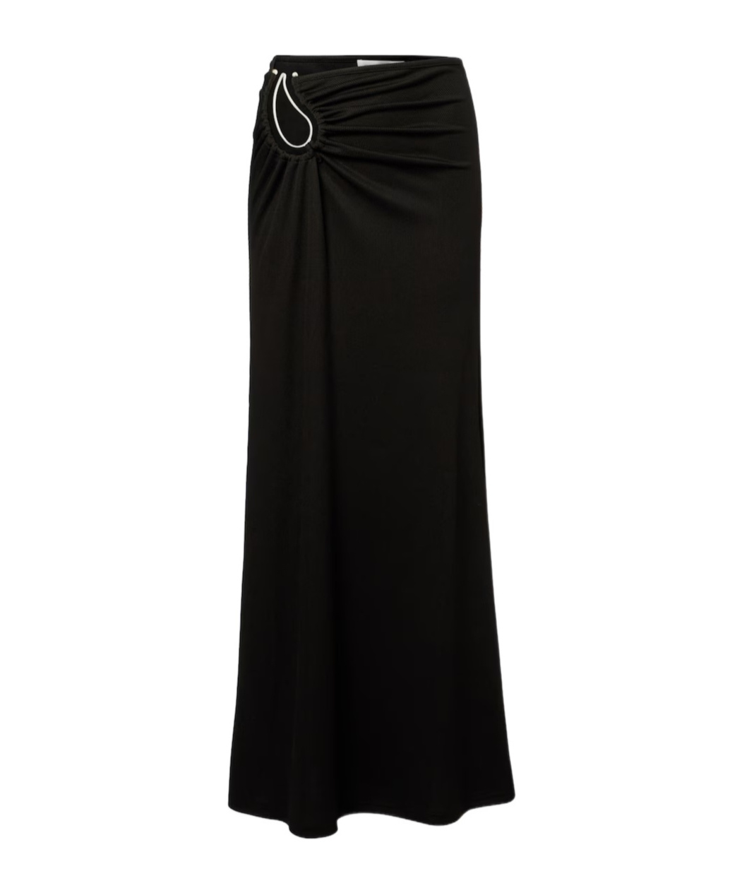 Christopher Esber Paisley Gathered Maxi Skirt In Black