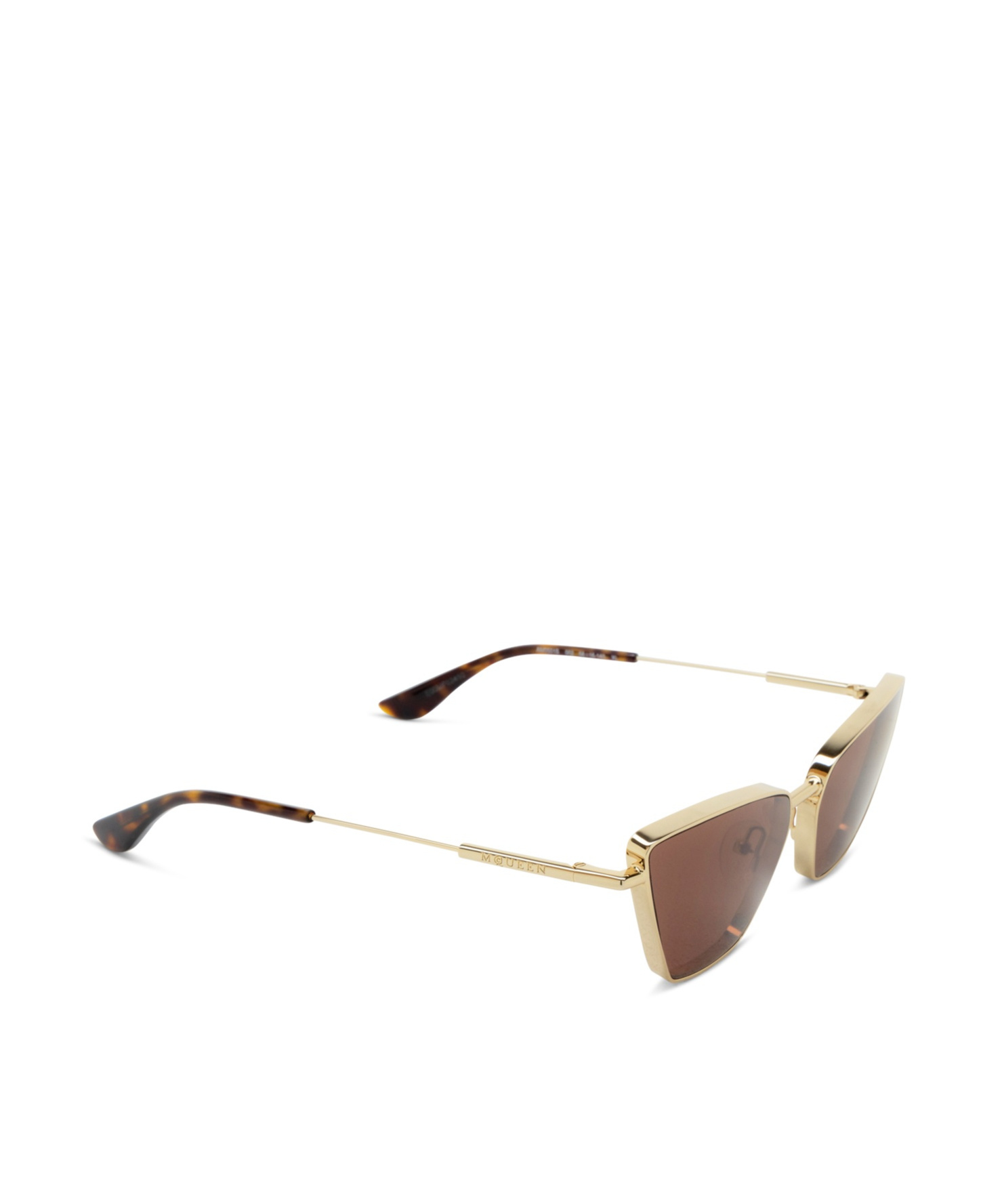 Alexander Mcqueen Cat Eye Sunglasses In Brown