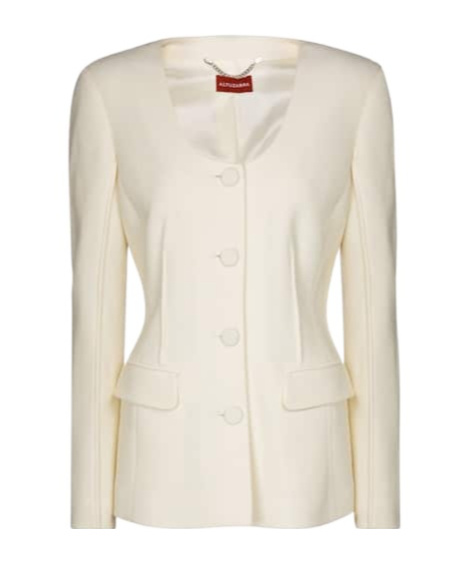 Altuzarra Tamaar Virgin Wool Jacket In White