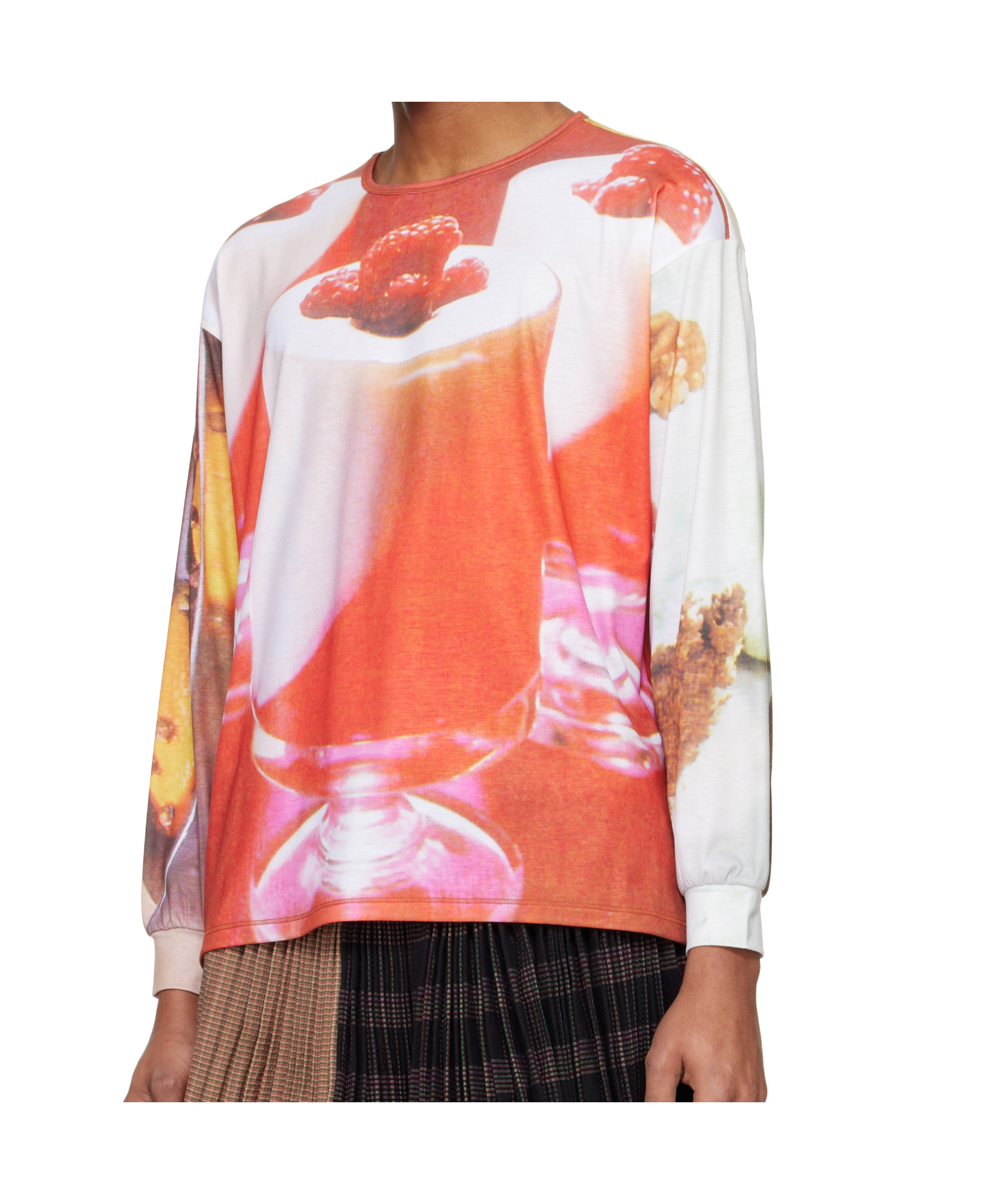 Chopova Lowena Ssense Exclusive Multicolor Oversized Jersey Dessert T-shirt In Multicolor