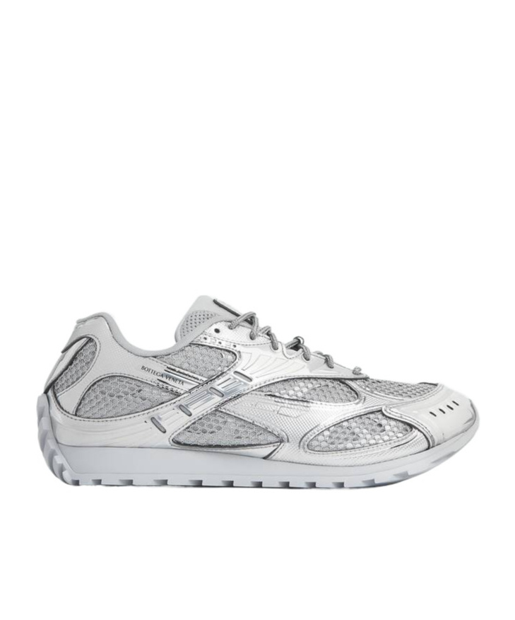 Bottega Veneta Round-head Sneakers In Gray