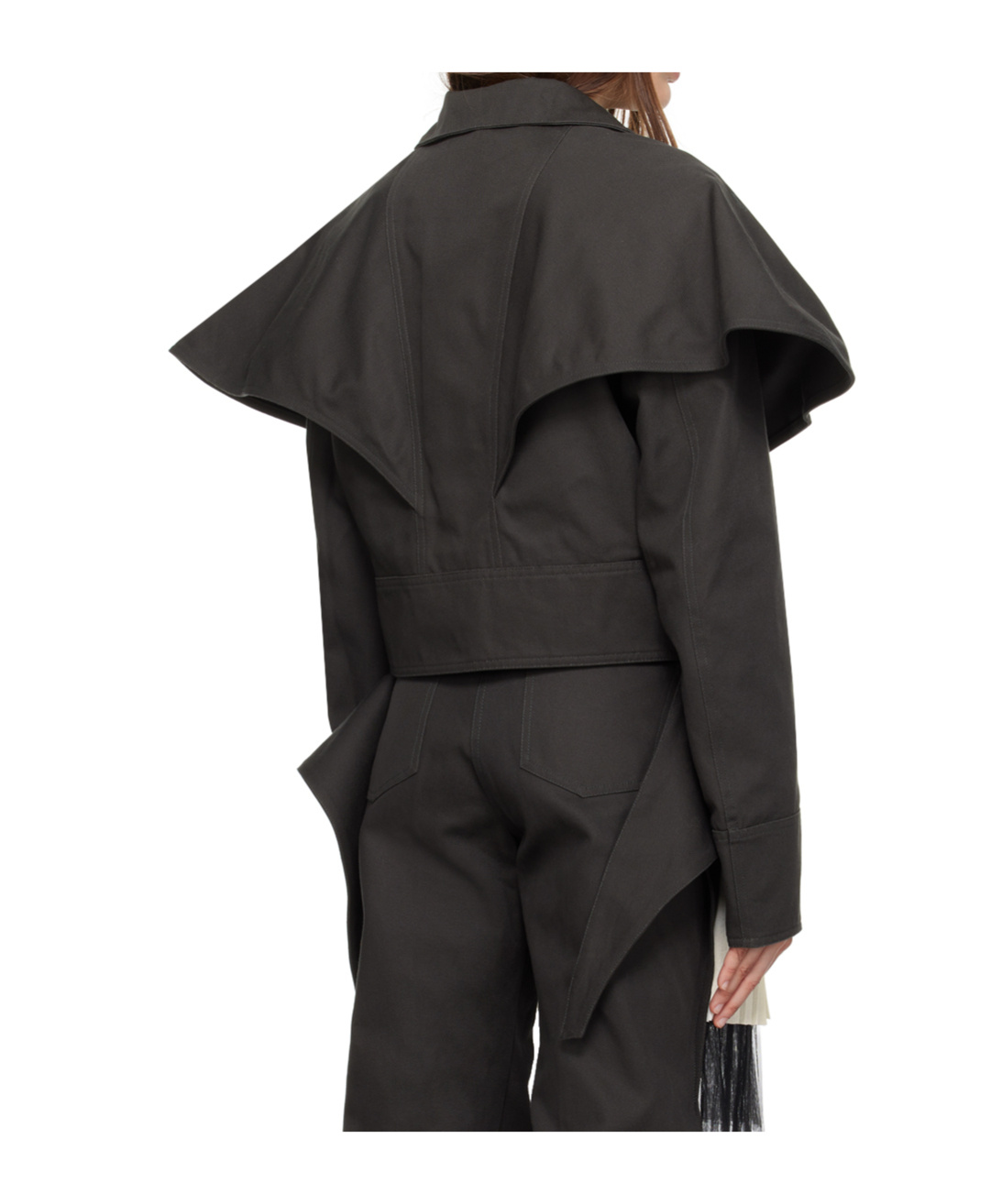 Kiko Kostadinov Gray Stockman Jacket In Black