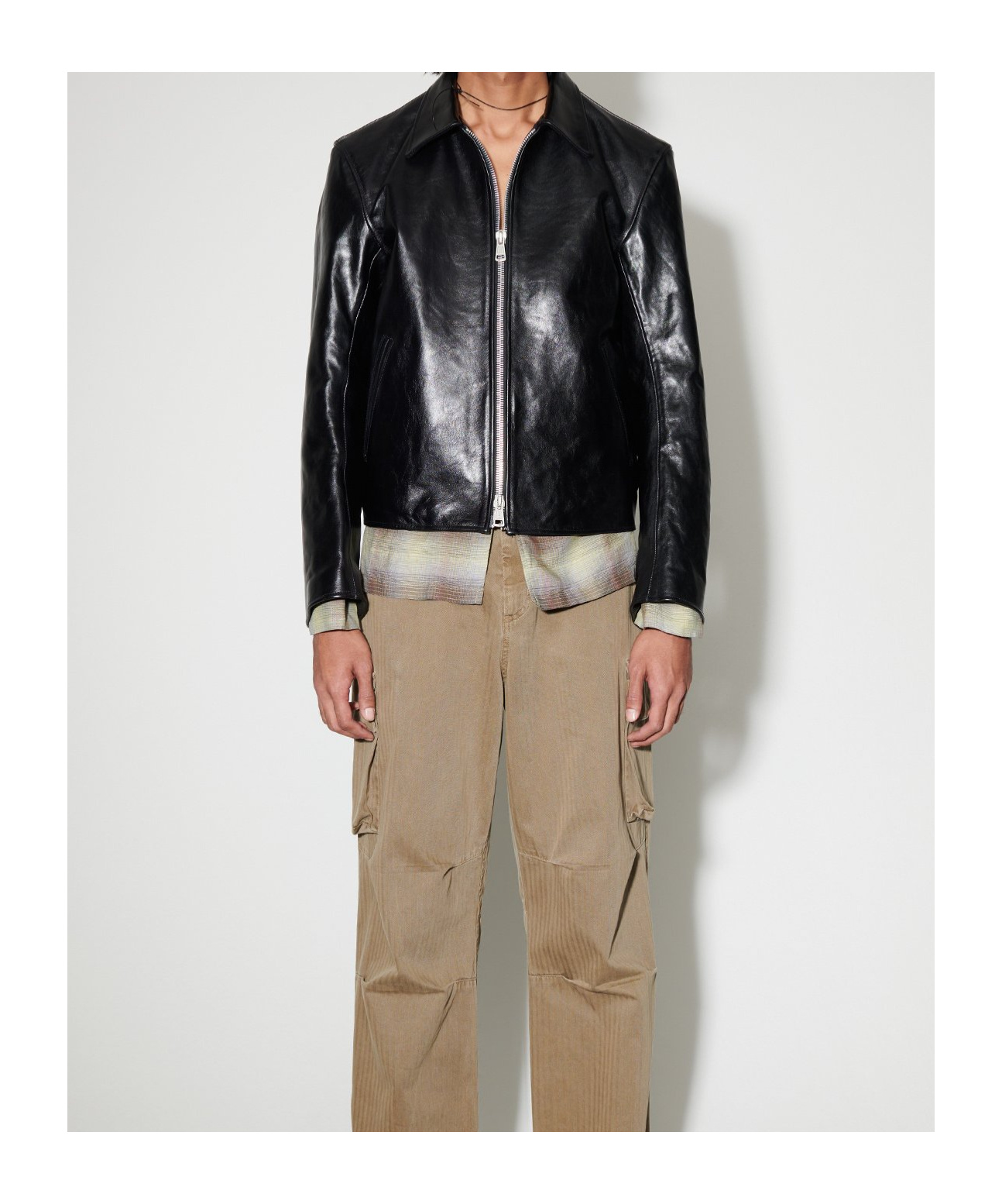 Our Legacy Collared Front Pockets Smooth Texture In Black